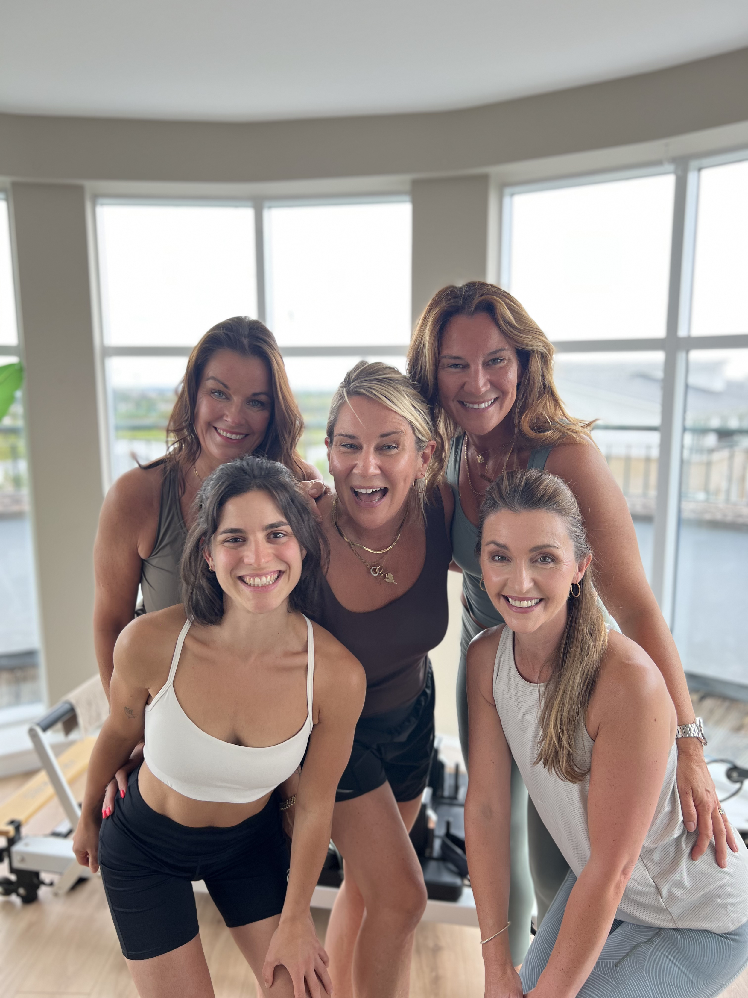 Five pilates instructors in Sway Pilates Studio Dublin