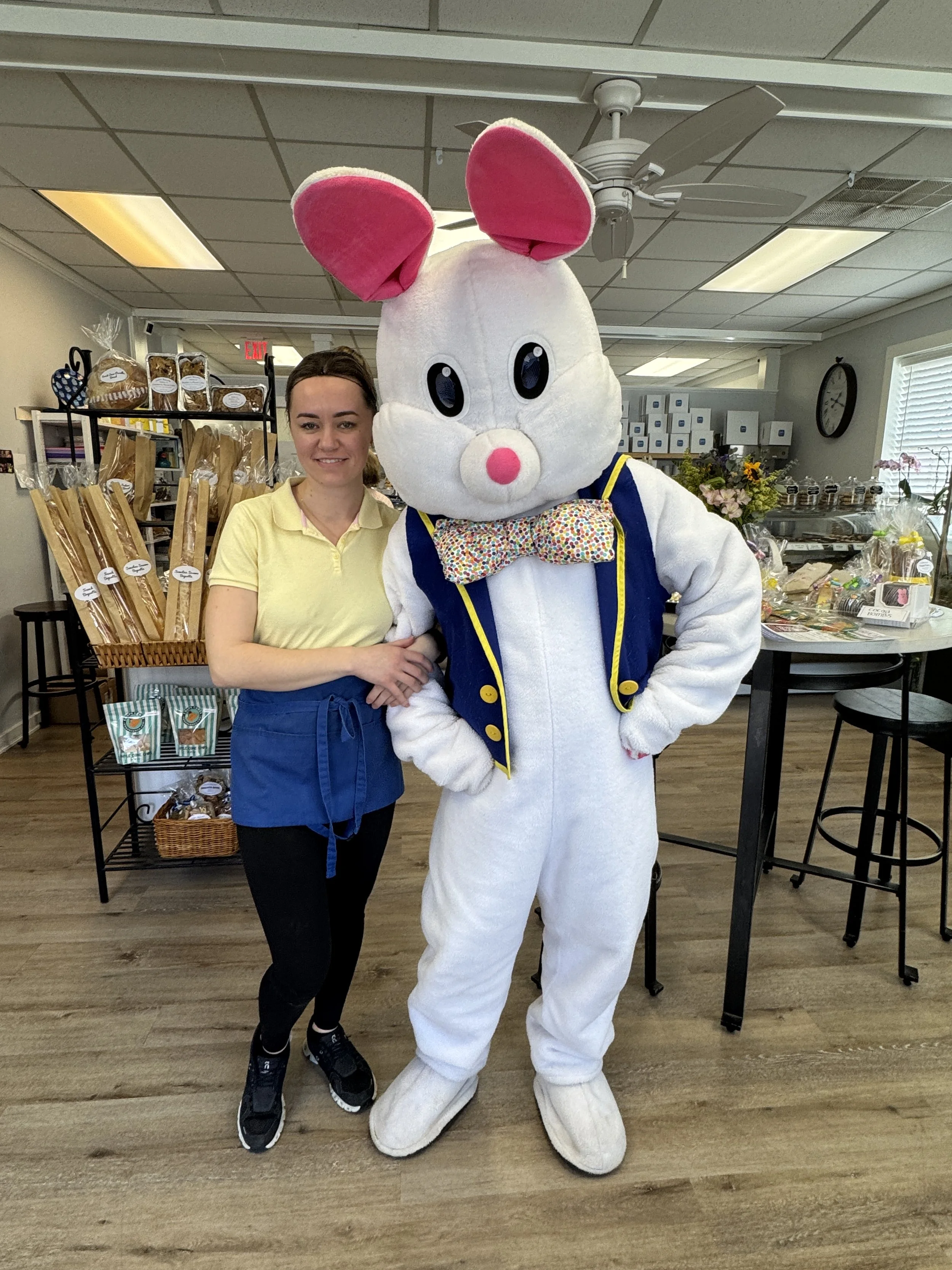 Easter Bunny @ Linda's Biscotti