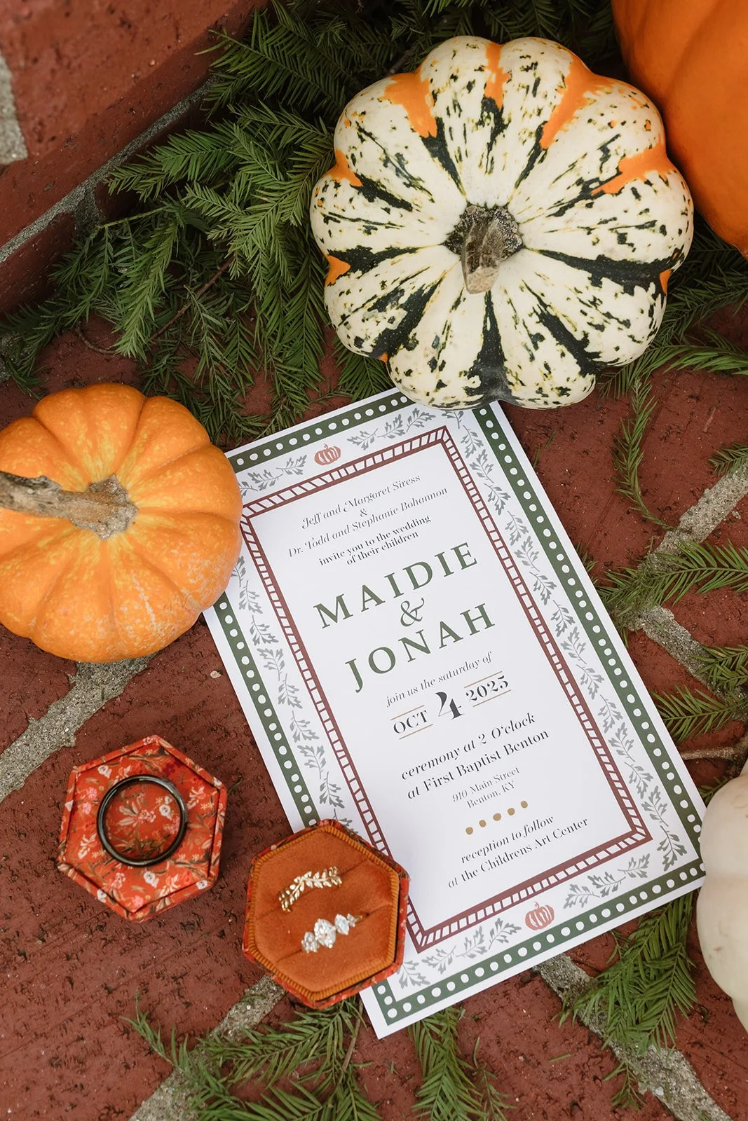 Fall Wedding Invitation