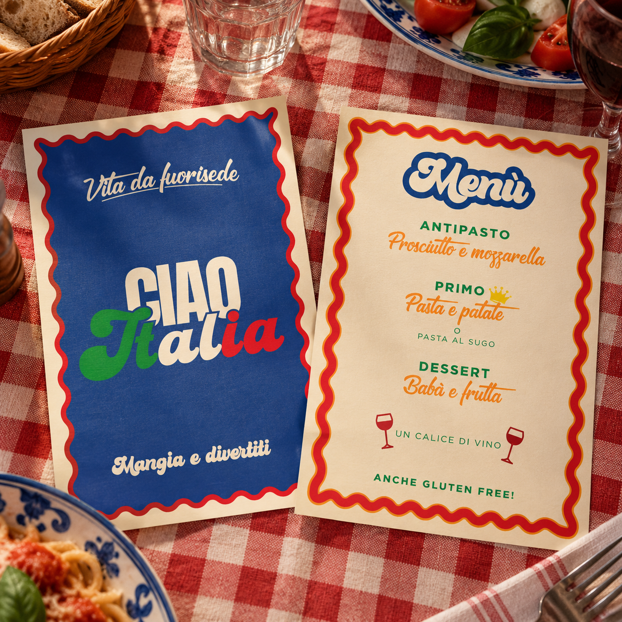 MENÙ FOR VDF TOUR