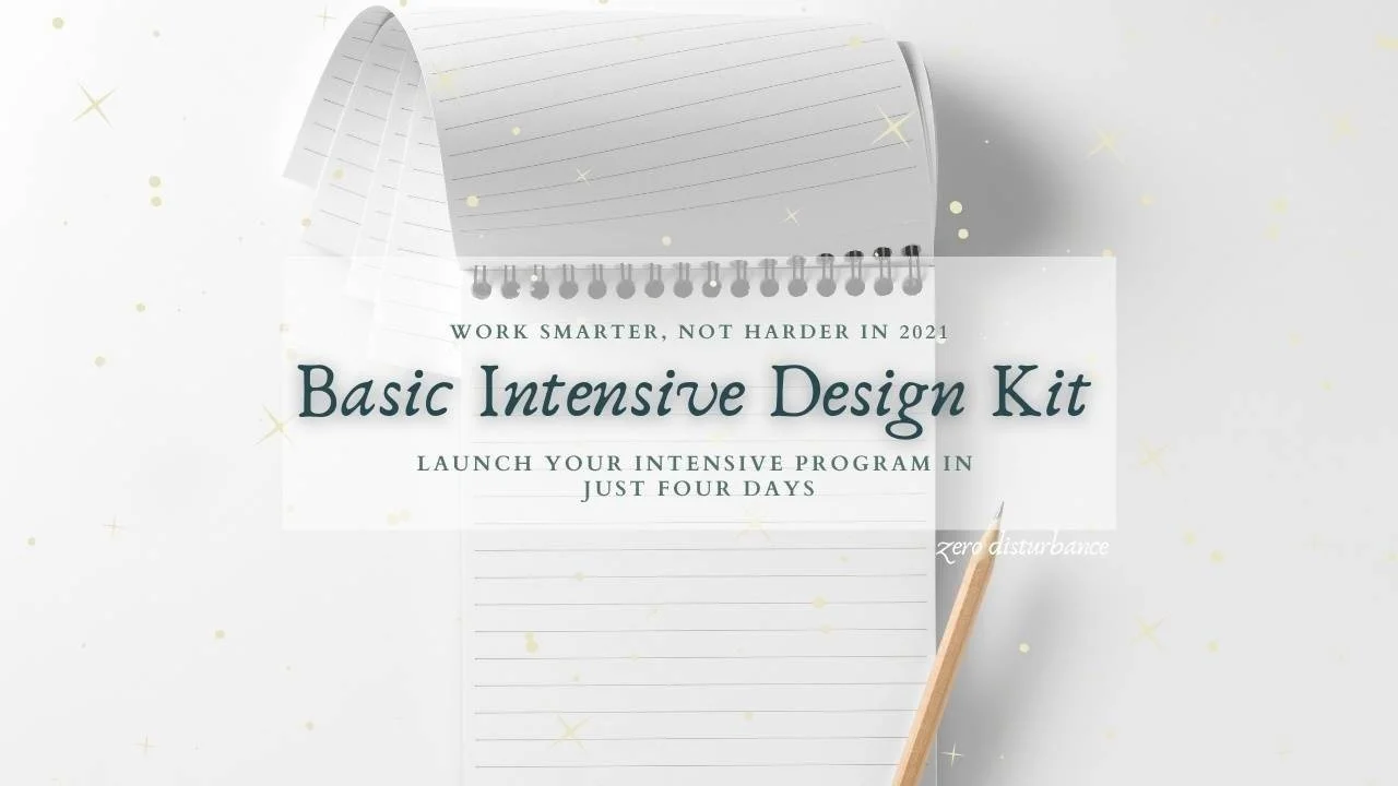 Zero Disturbance Basic Intensive Design Kit