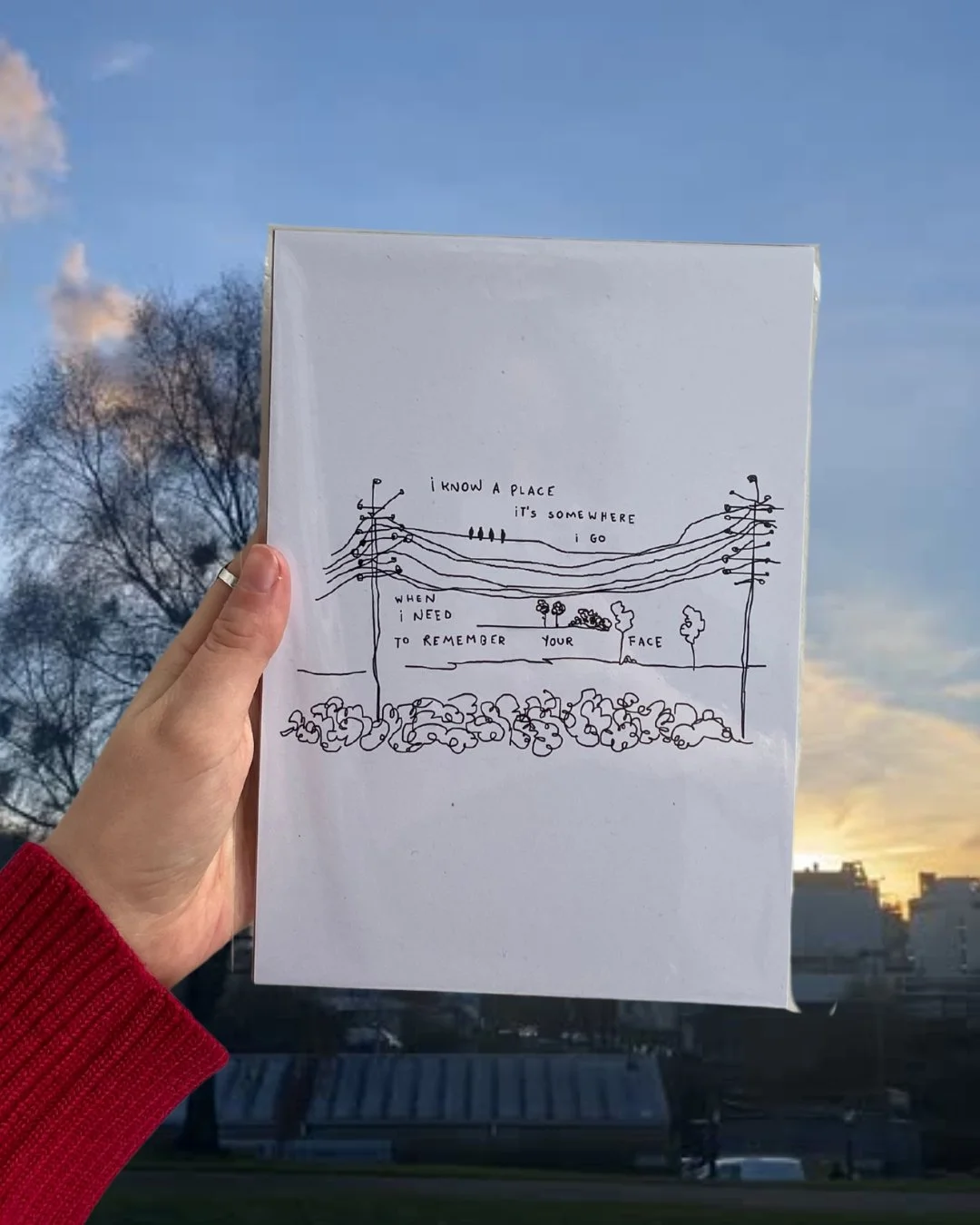 "About You" by The 1975 - Illustration