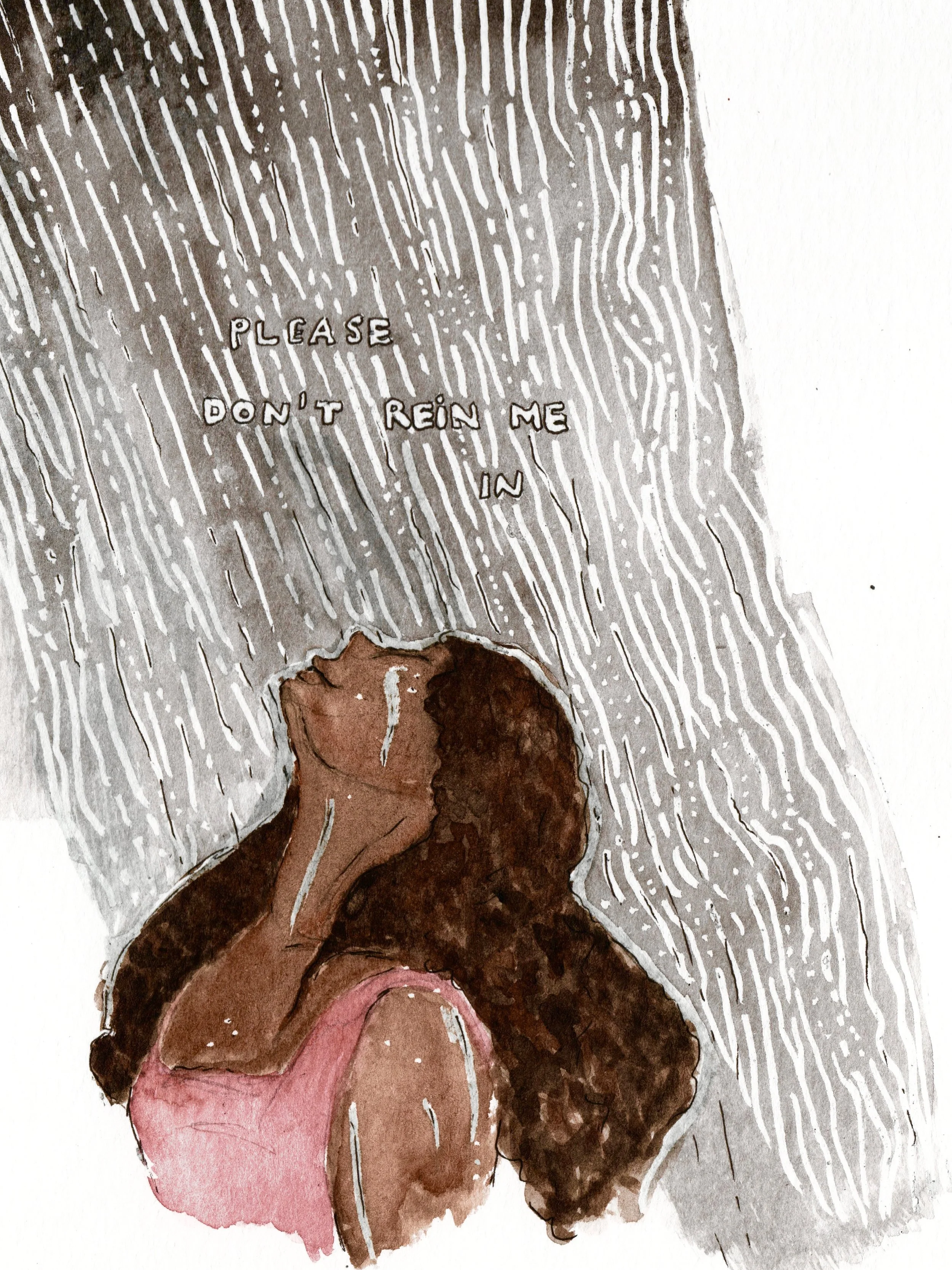 "Rein Me In" by Sam Fender & Olivia Dean - Illustration (PRE-ORDER)