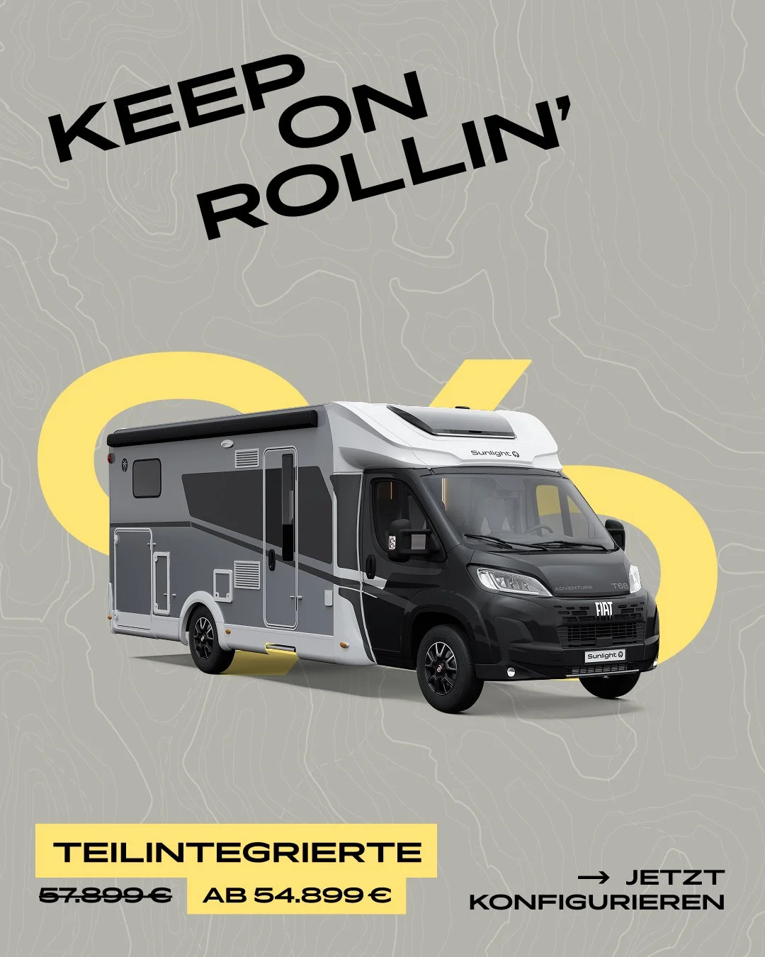 Mehr drin f&uuml;r dich. 🚐👇🏼

Mit unserer Keep on Rollin&rsquo; Aktion sicherst du dir jetzt:

👉 3.000 &euro; Preisvorteil
👉 Reisemobile ab 54.899 &euro;

Worauf wartest du? Steig ein. 😍

👉 Jetzt Termin bei uns vereinbaren

Let&rsquo;s roll. T