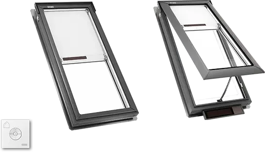 Two open and one closed solar panel mounted on a flat surface.