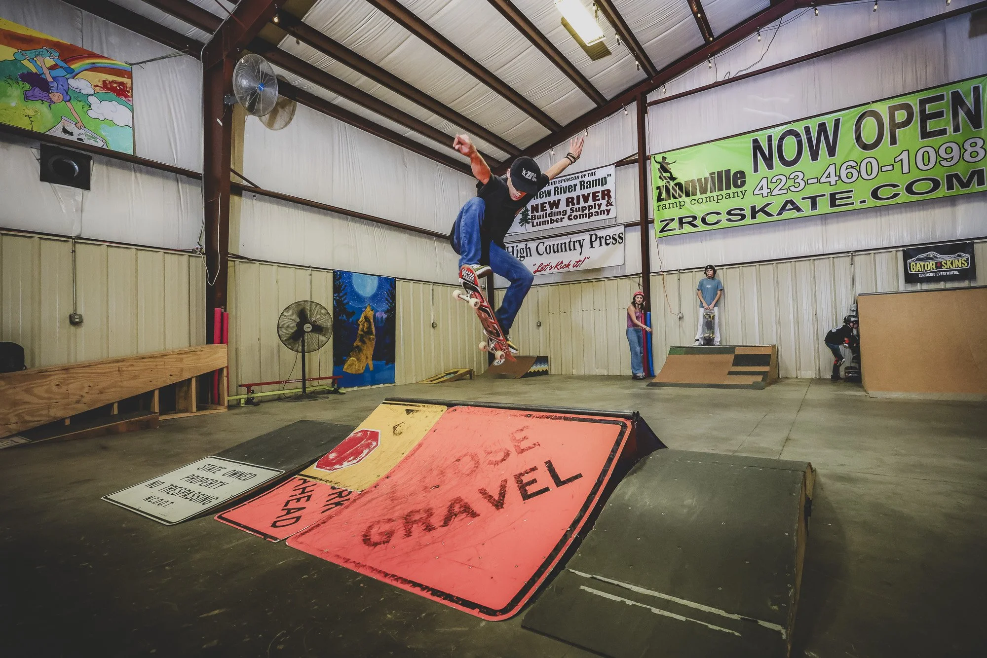 Zionville Ramp Company Skateboard Park—Trade, TN