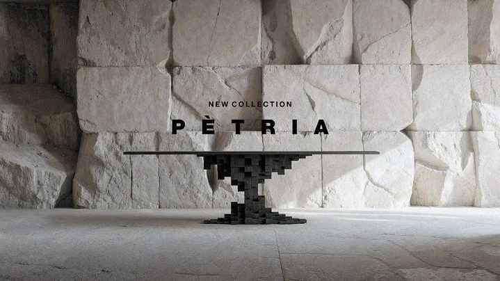 Inspired by the landscapes of the Icelandic coast, P&Egrave;TRIA, designed by @pepgramage_  for @vicalhome  is born as a tribute to the primal forms of nature.

Solid, sober, and timeless, this collection connects with the essential and blends into s