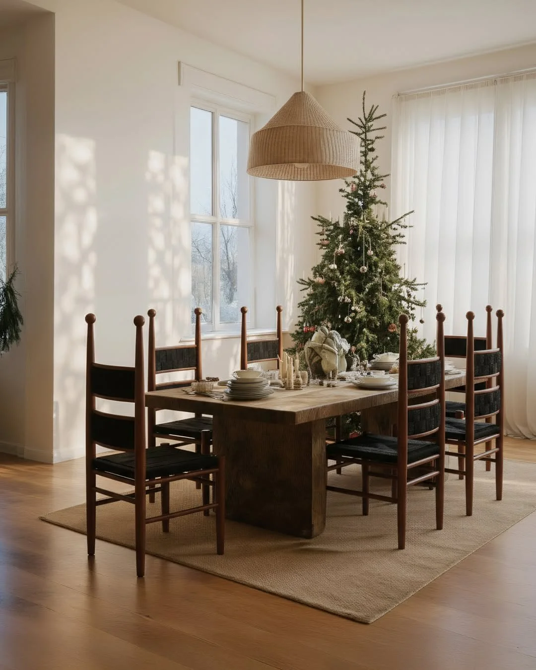 Happy Holidays!
Winter officially begins.
Gatherings last longer, the home feels warmer and the table becomes the centre of it all again with the Pitufi Dining Black by @heapsandwoods