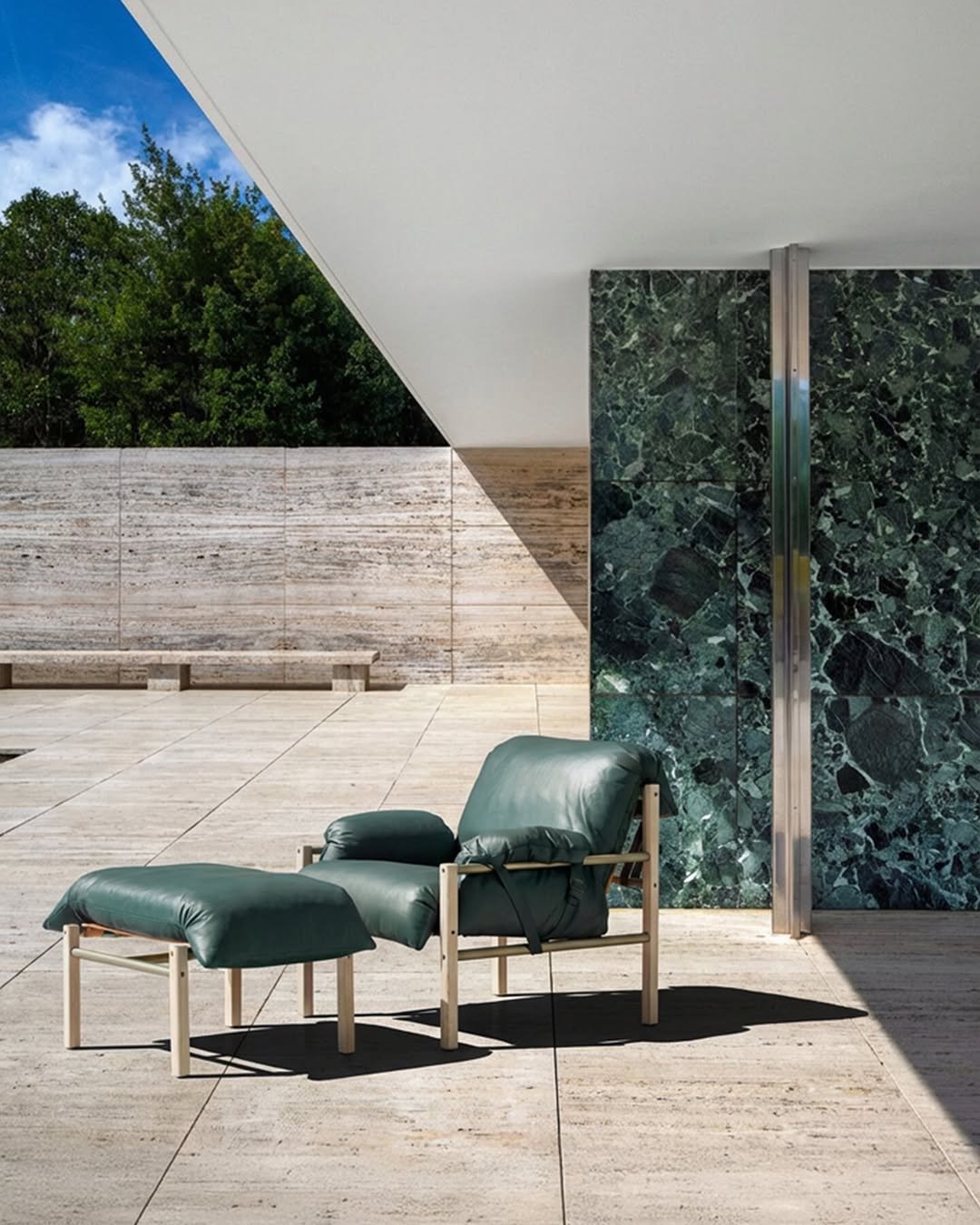 In Situ &mdash; furniture by @bassamfellows within modern architecture.