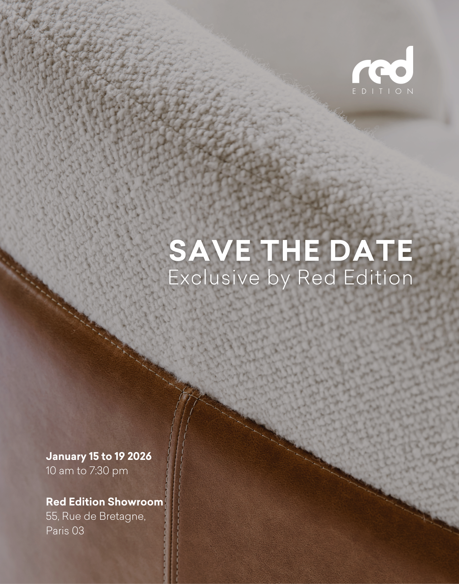 Invitation to Paris Deco Off 2026 by Red Edition via Suite Wood