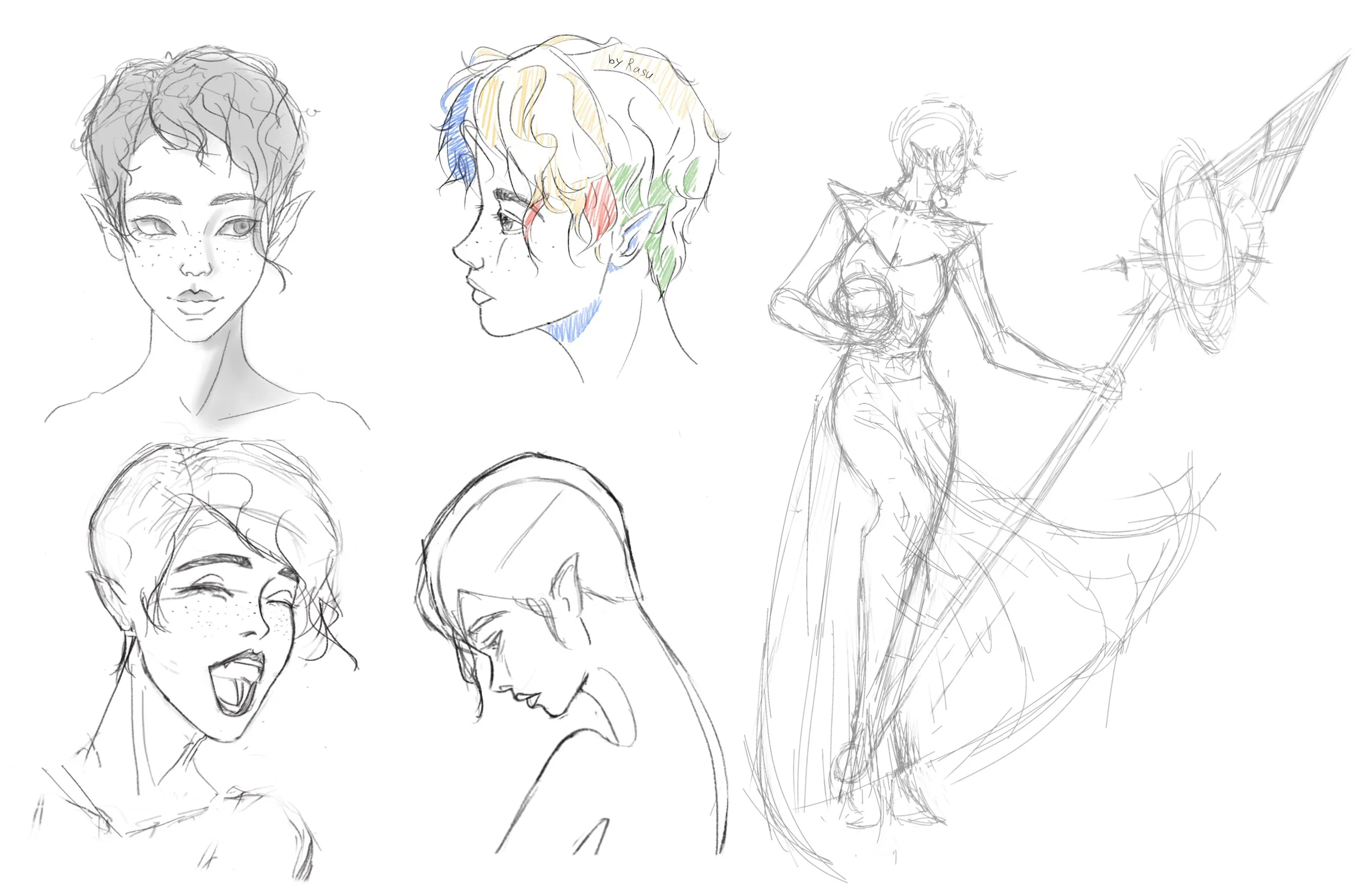 Princess Loteuya Sketches