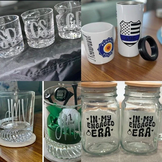Custom made glasswear