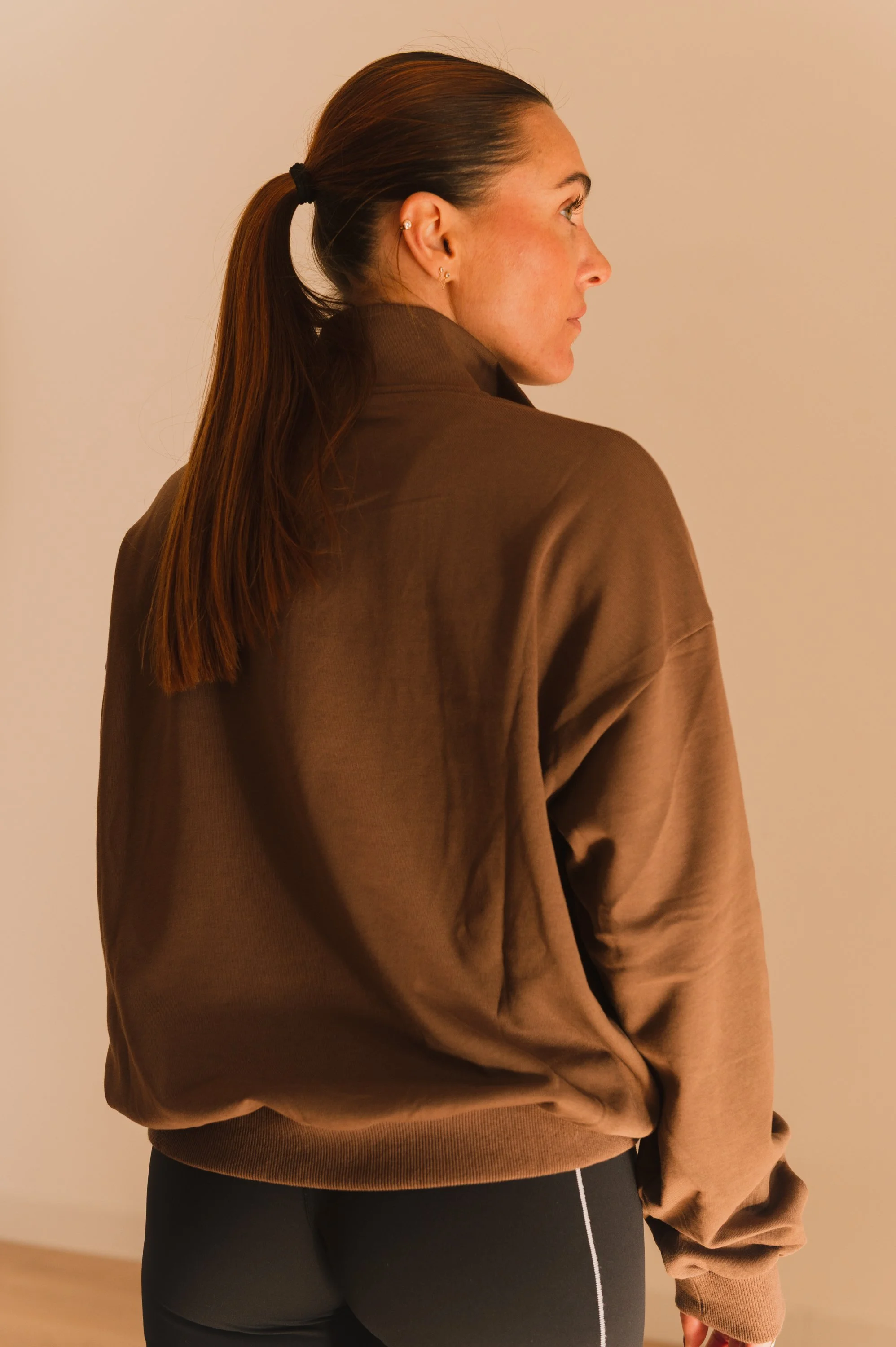 Pull Mocha – Pull oversize marron