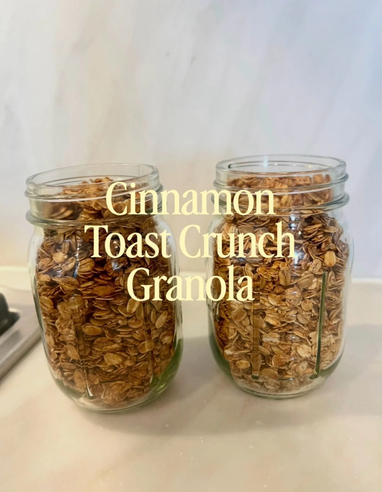 Cinnamon Toast Crunch Granola 🤎🥣

My client&rsquo;s favorite granola-fied cinnamon toast crunch

Recipe:
2 1/2 cups rolled oats
1/3 cup coconut sugar
1/3 cup maple syrup
1/4 cup olive oil or melted coconut oil
1 tsp cinnamon
1/2 tsp salt
1 tsp vani