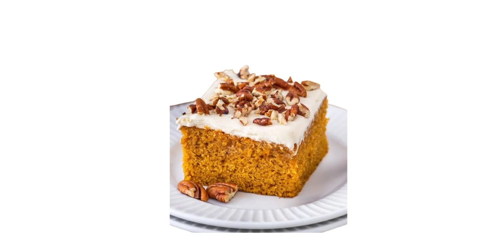 Pumpkin Sheet Cake with Pecan topping - 1/4 sheet size