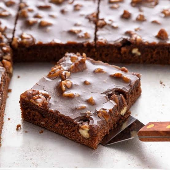Texas Sheet Cake with Pecan topping - 1/2 sheet size (Copy)