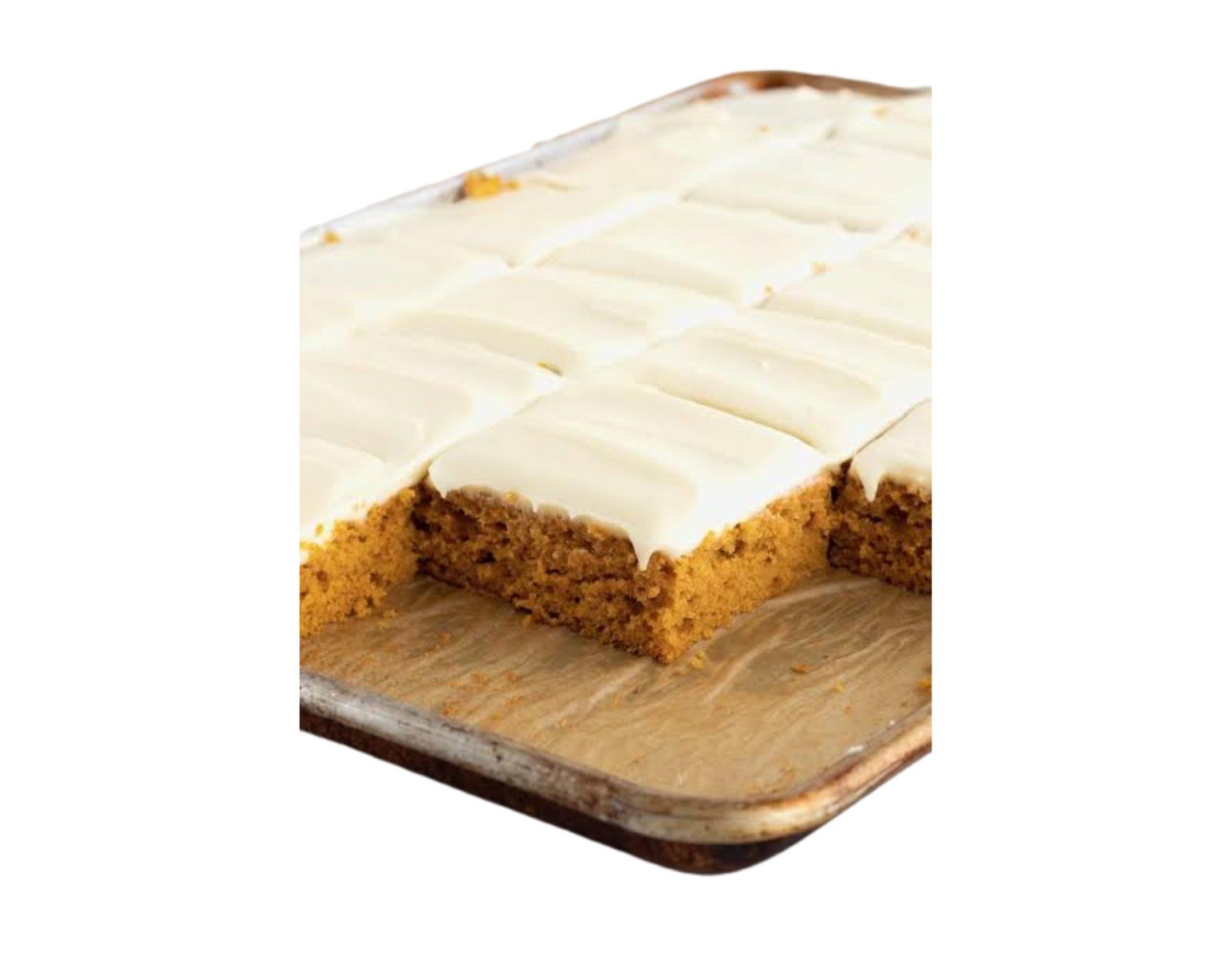 Pumpkin Sheet Cake - 1/2 sheet size