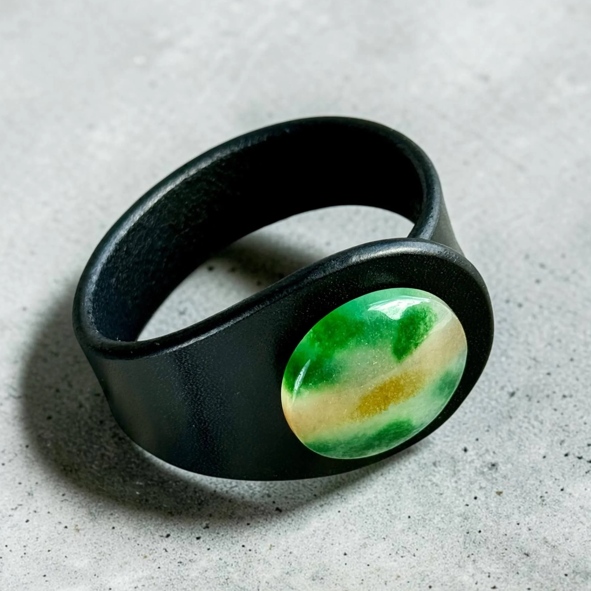 jade-black-leather-bracelet-1-stone-side-2-Freak-Like-Me.png