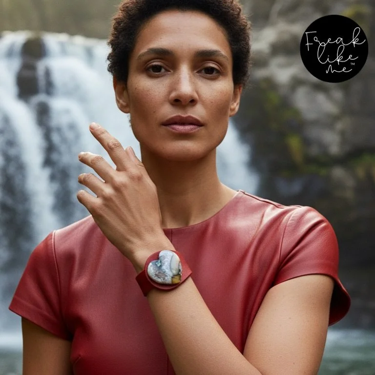 Crafted with love 💕 - this leather and heart-shaped Montana Agate Druzy gemstone bracelet is the perfect way to say &ldquo;I&rsquo;m thinking of you&rdquo; this Valentine&rsquo;s Day.
Whether it&rsquo;s a gift for someone special or a treat for your