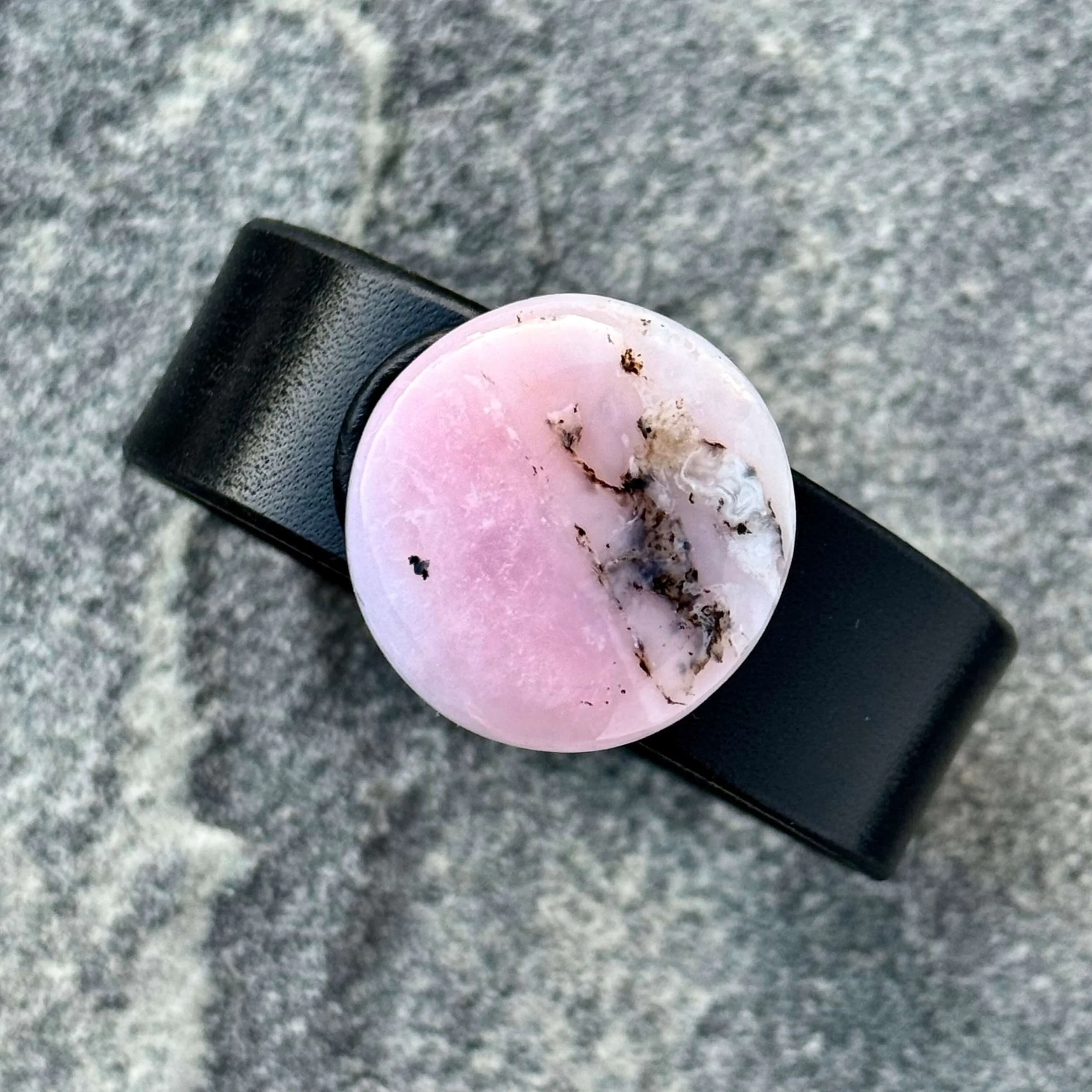 Natural-pink-opal-leather-bracelet-black.jpeg