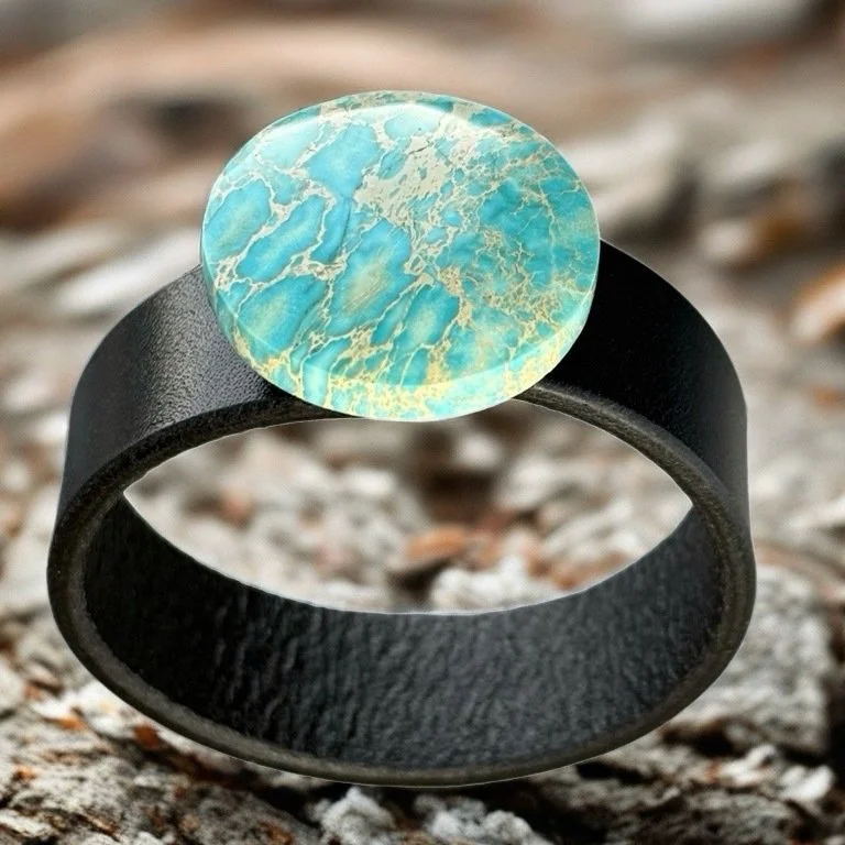 natural-sea-sediment-jasper-black-leather-bracelet.jpg