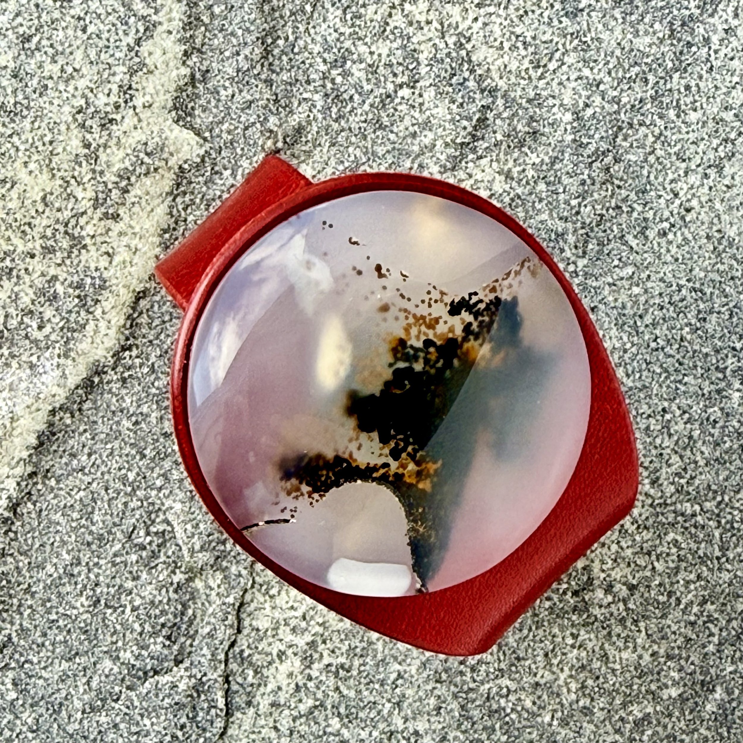 Natural-dendritic-agate-leather-bracelet-from-above-image-red-coloured-strap.jpeg