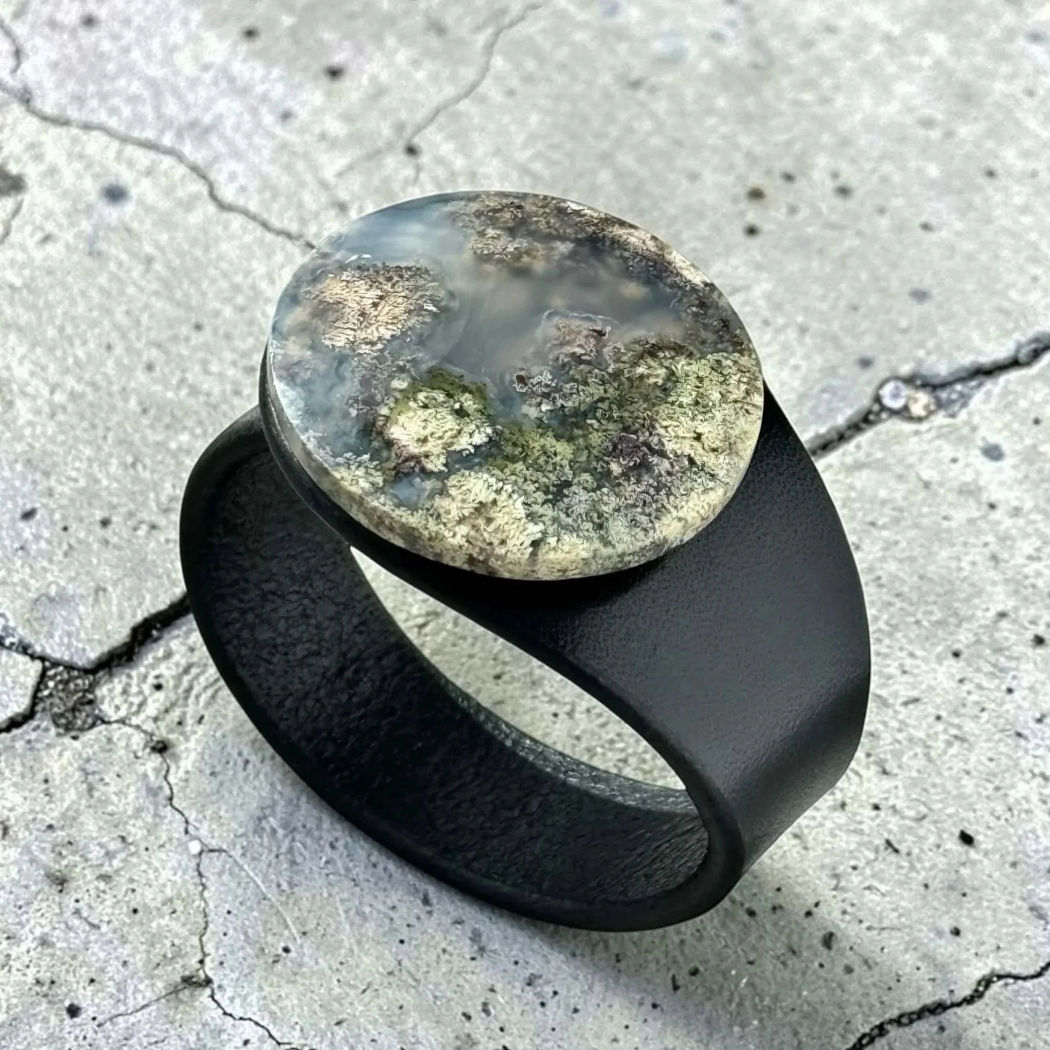scenic-moss-agate-black-leather-bracelet-side-by-freak-like-me.jpg