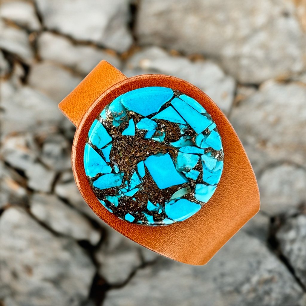 Natural Mohave Turquoise Leather Bracelet=.PNG