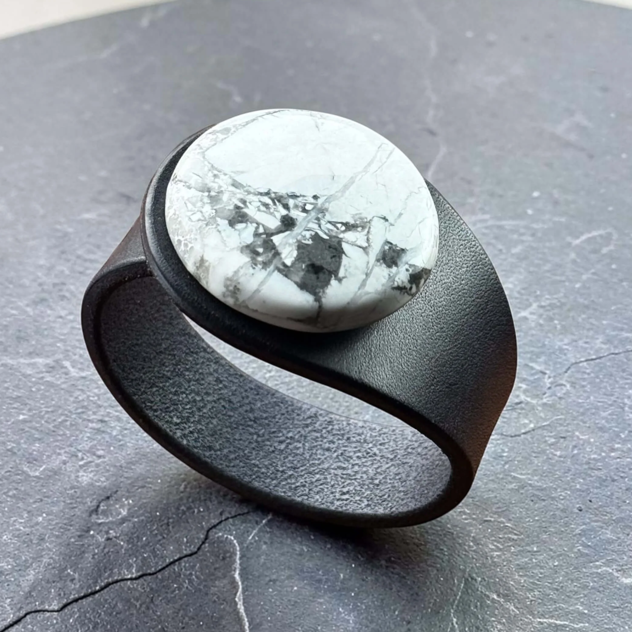 natural-howlite-black-leather-bracelet-side-view.png