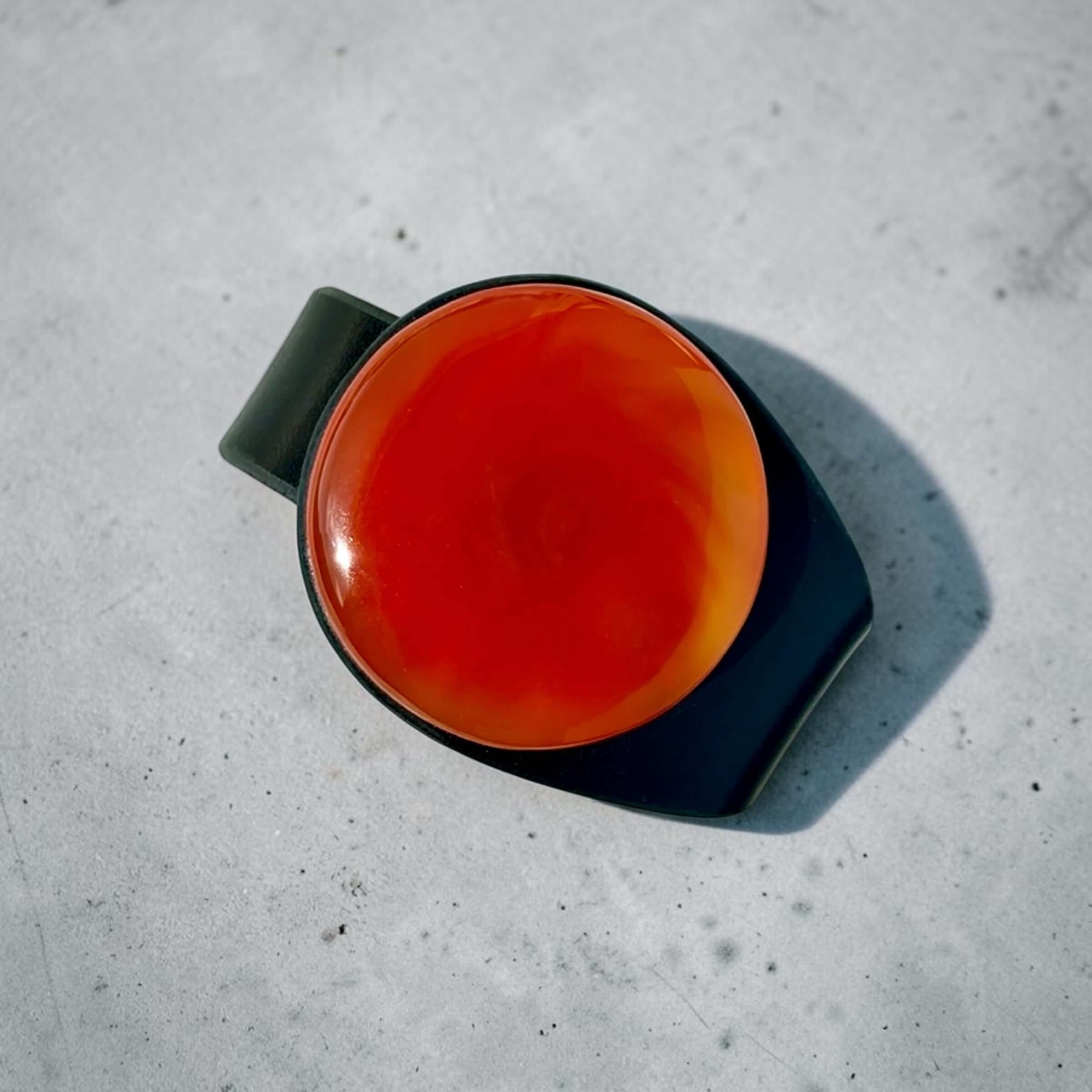 Natural-orange-carnelian-and-leather-bracelet-from-above.JPG