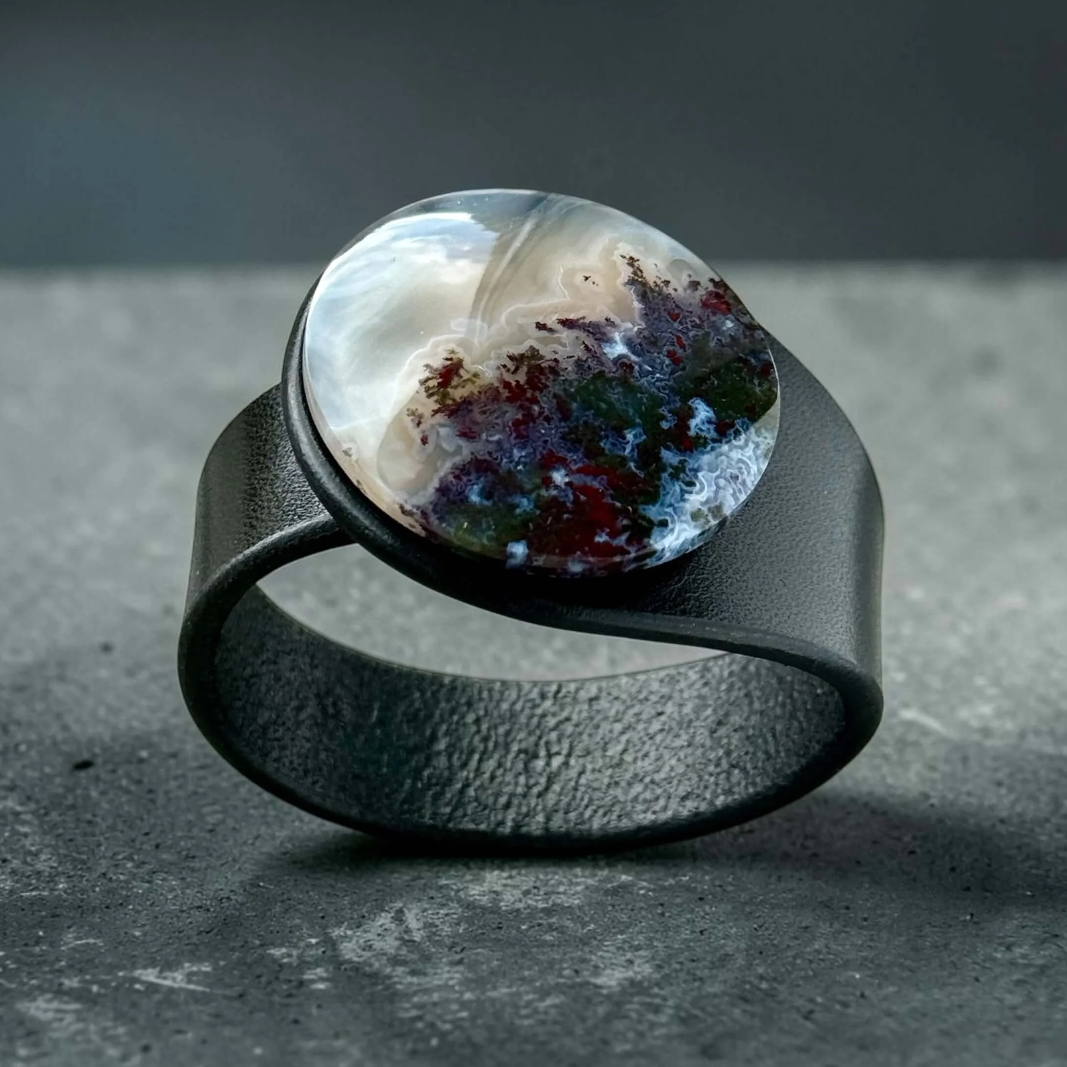 natural-moss-agate-black-leather-bracelet.png