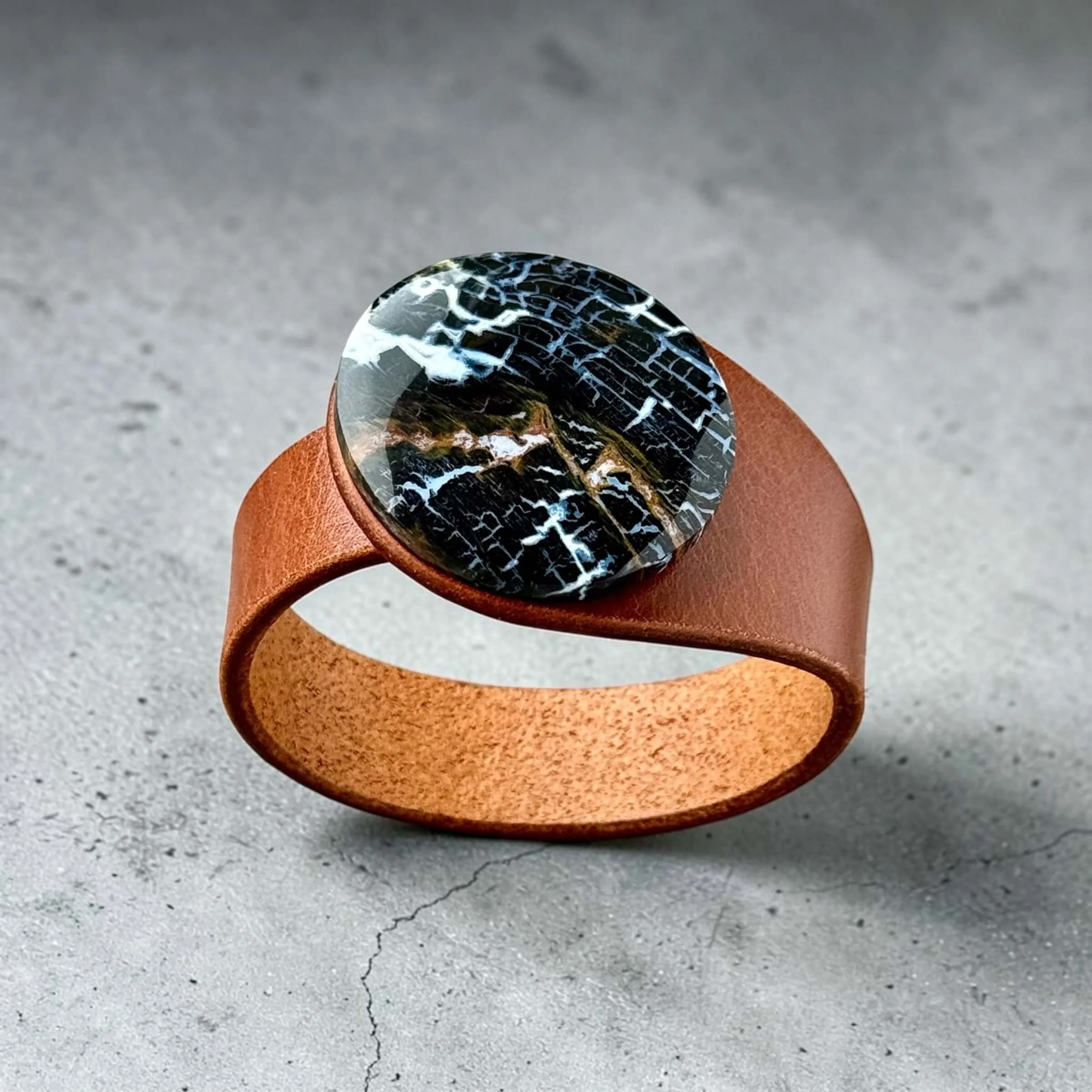 petrified-palmwood-brown-leather-bracelet-front.JPG