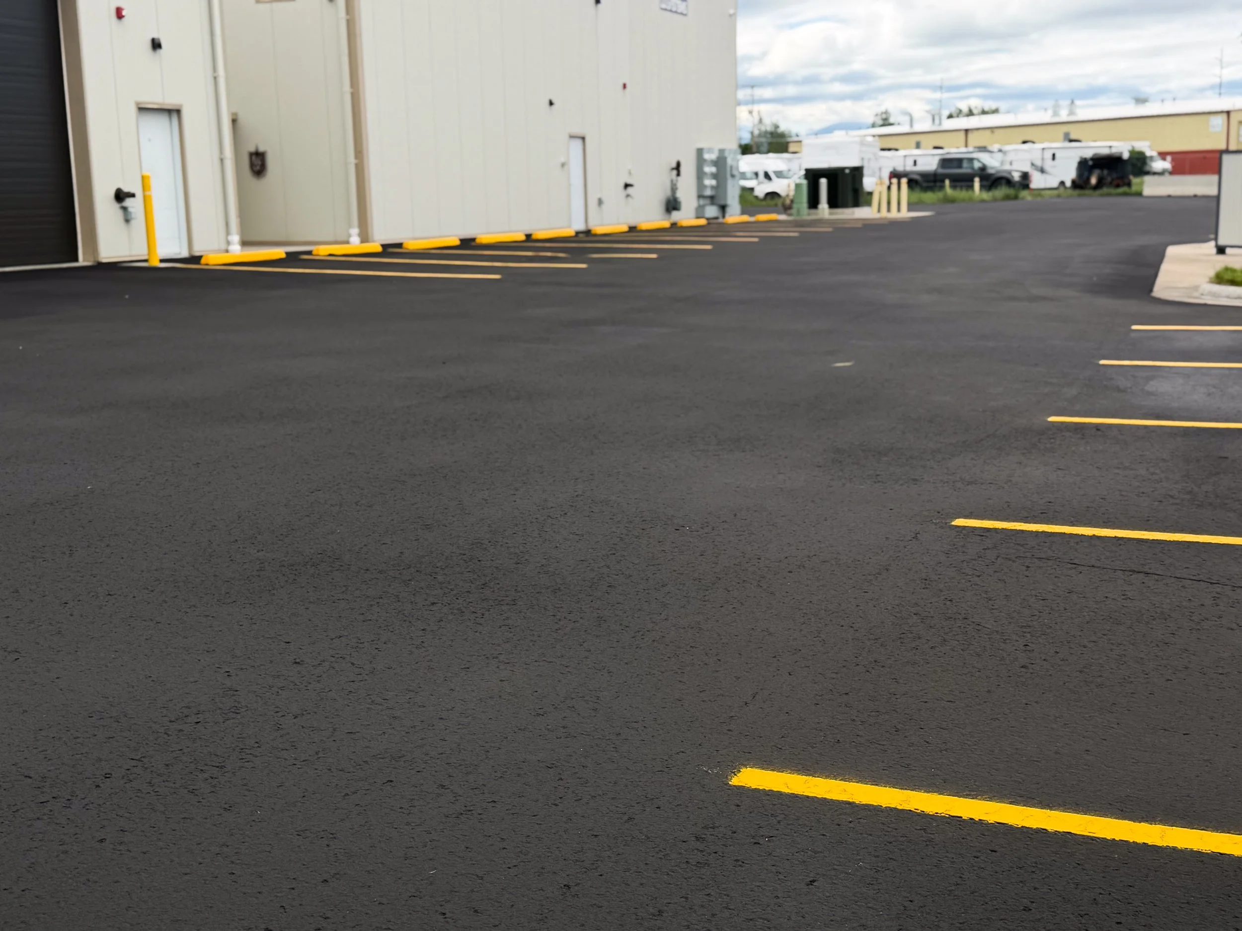 Commercial Parking Lot Sealcoat