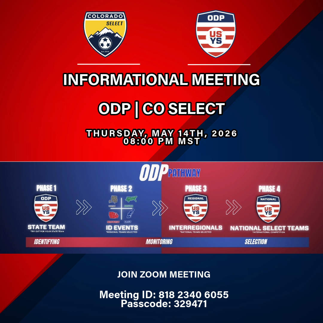 Colorado Select Informational Webinar