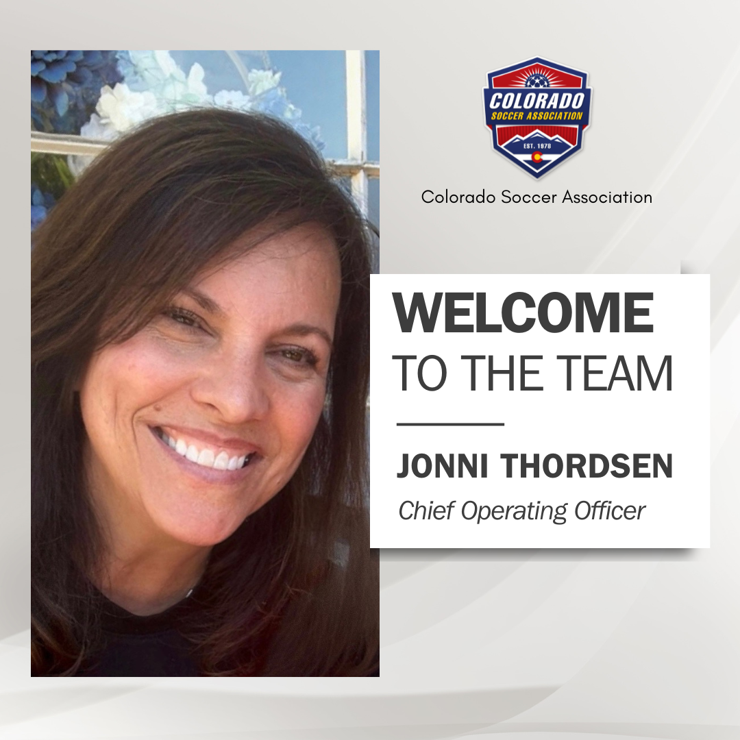Colorado Soccer Association Welcomes Jonni Thordsen as Chief Operating Officer