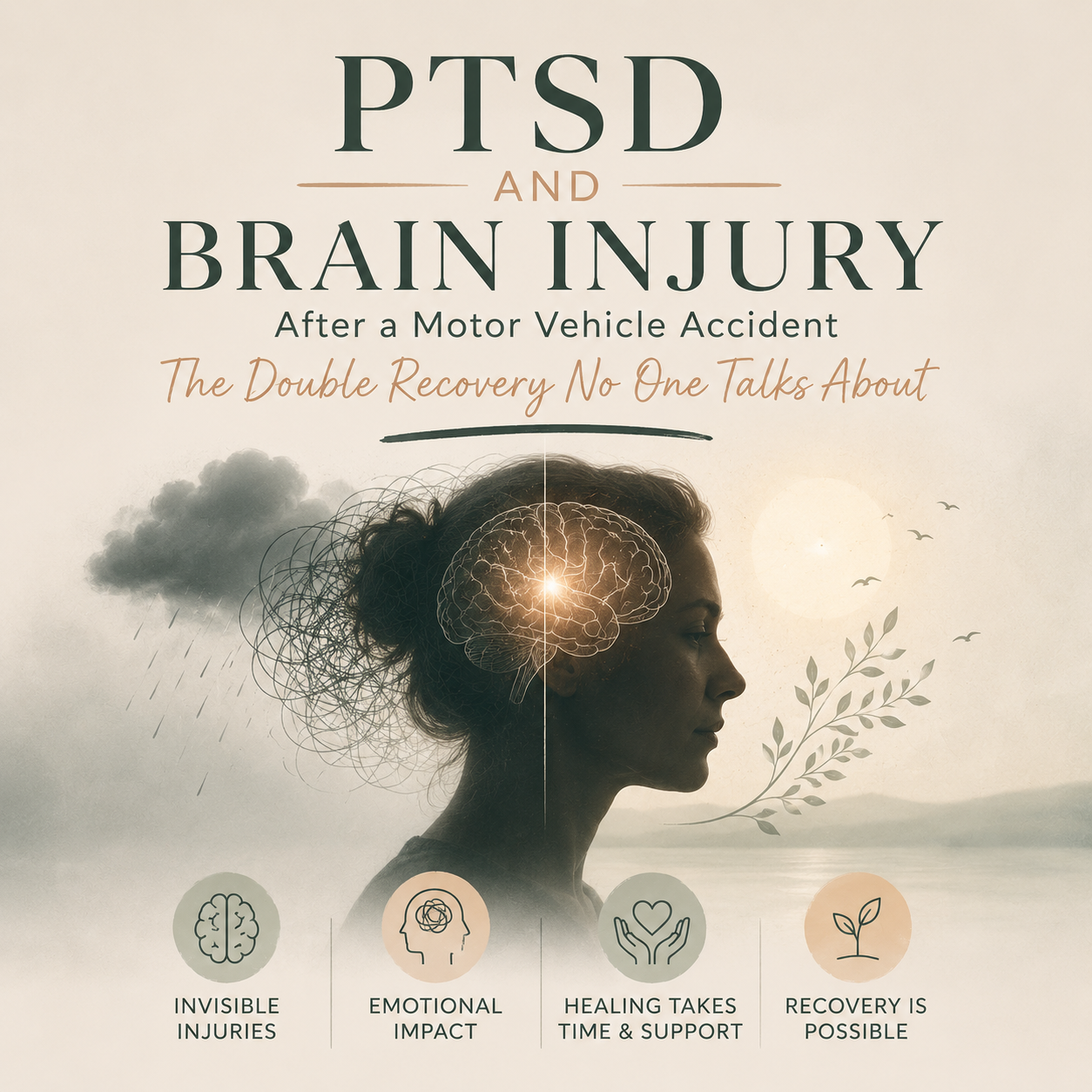 PTSD and Brain Injury After a Motor Vehicle Accident — The Double Recovery No One Talks About
