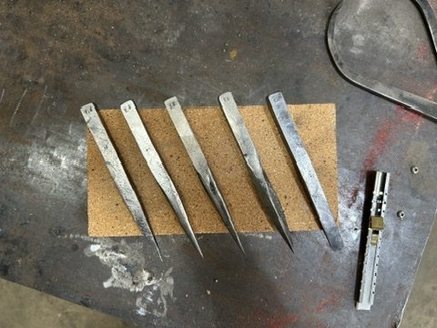 Demonstrating various tapers