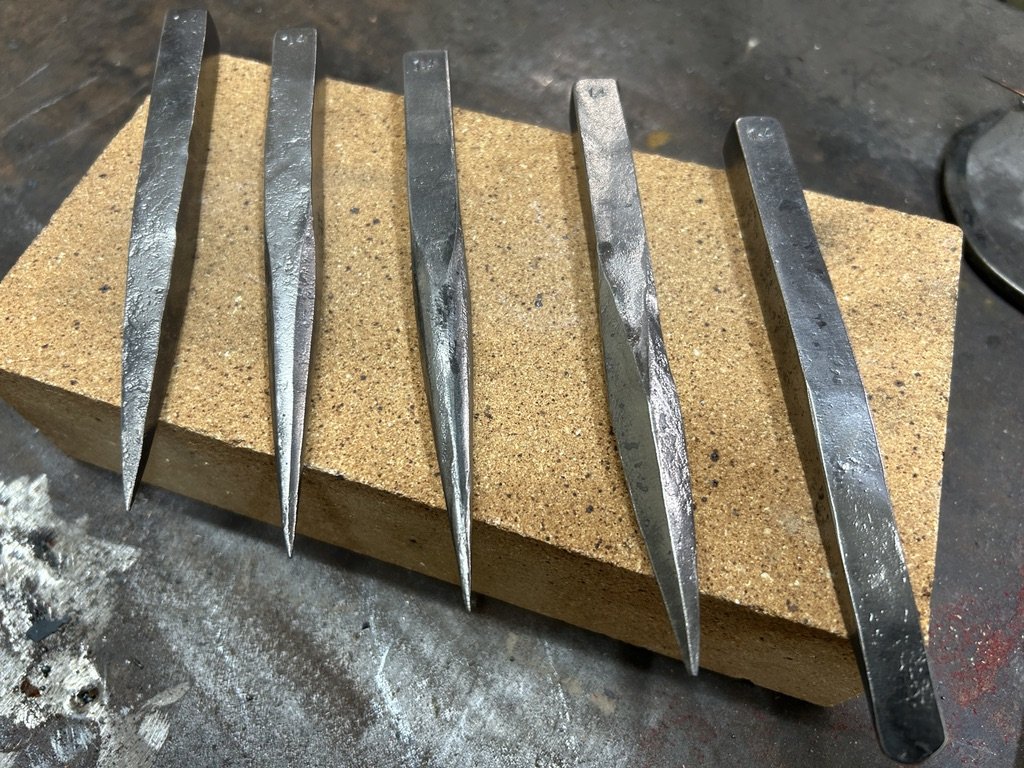 Demonstrating various tapers