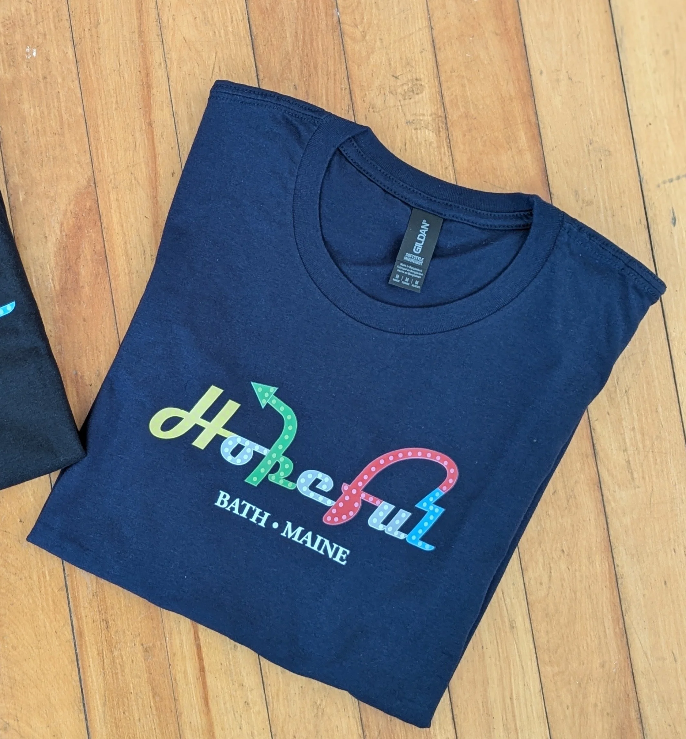 Navy Bath Maine Hopeful Women's Cute Cut Tee