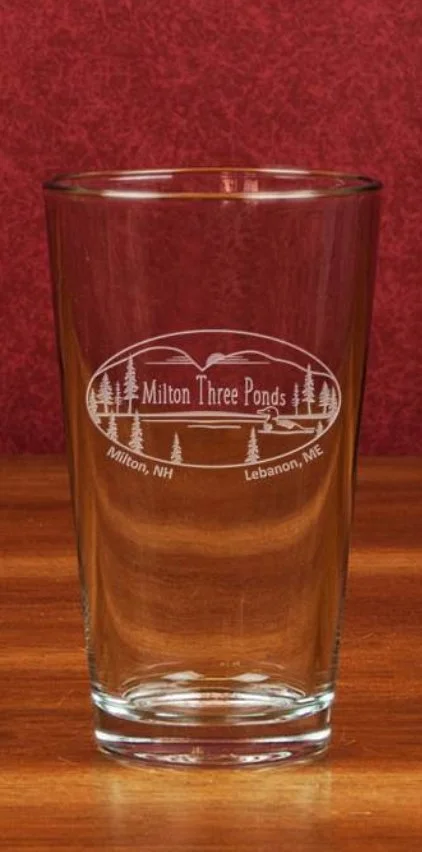 16 oz Etched Pint Glass