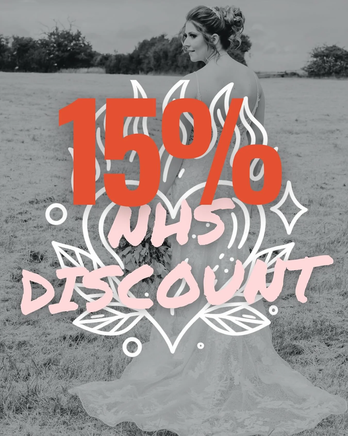 ✨ A little thank you ✨

To all the amazing NHS staff out there, this one&rsquo;s for you.
 As a small way of showing my appreciation for everything you do, I&rsquo;m offering 15% off wedding &amp; lifestyle photography packages.

You spend your days 