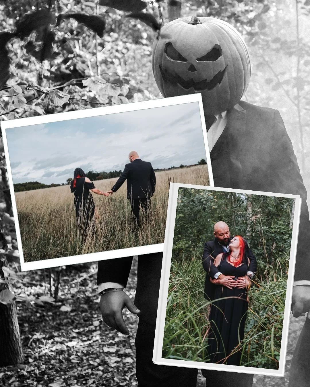 🎃💀 Spooky season done right! 💀🎃

When Leon &amp; Robyn said they wanted a Halloween-themed engagement shoot, who was I to say no?! 🕸️🖤

Smoke bombs, pumpkins, creepy vibes and a whole lotta fun, absolute perfection.

I love when couples bring t