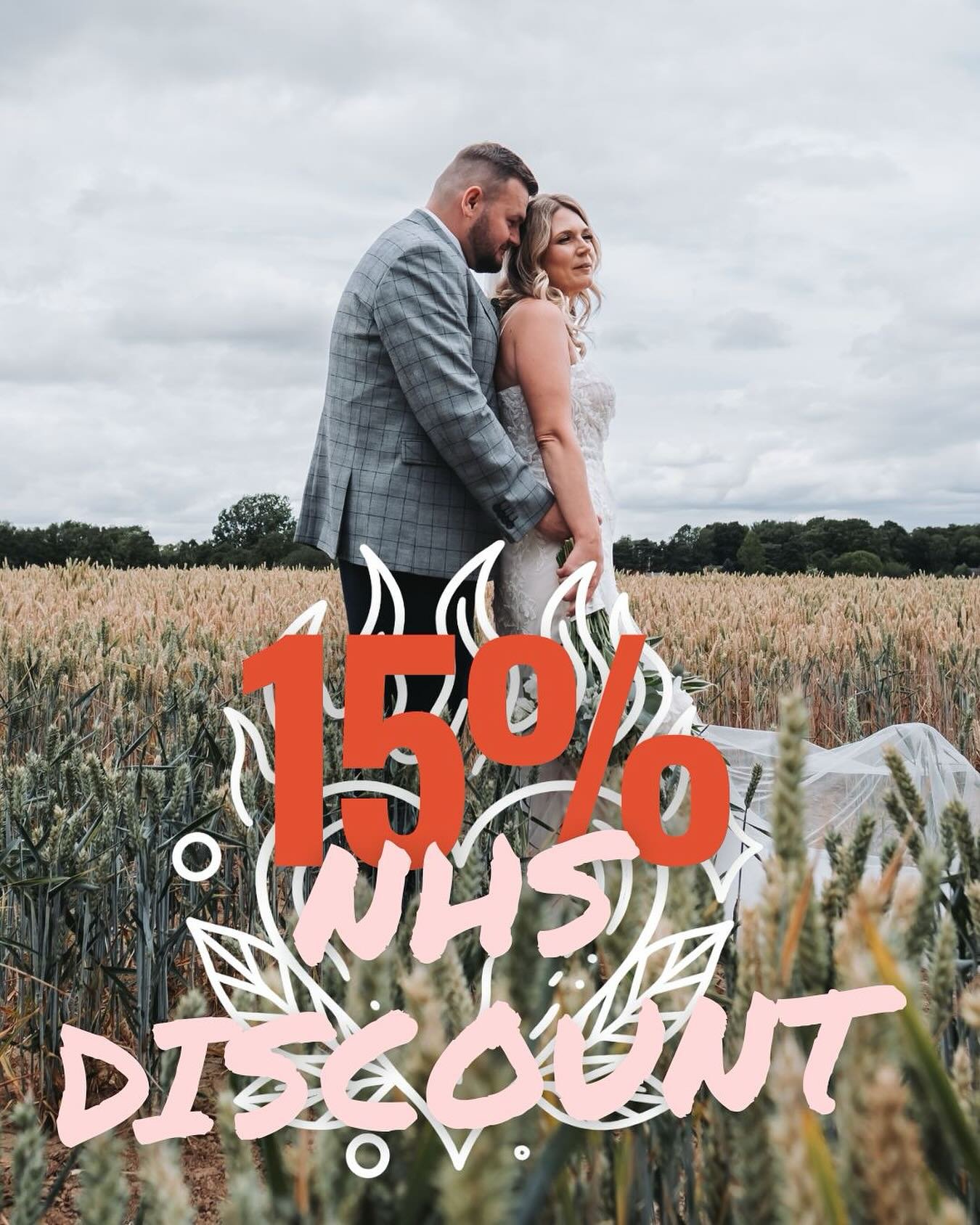 💙 To all the NHS legends out there&hellip; this one&rsquo;s for you. 

You spend your days caring for everyone else, so when it&rsquo;s your turn to get married, you deserve to be celebrated properly.

I offer 15% off wedding photography for all NHS
