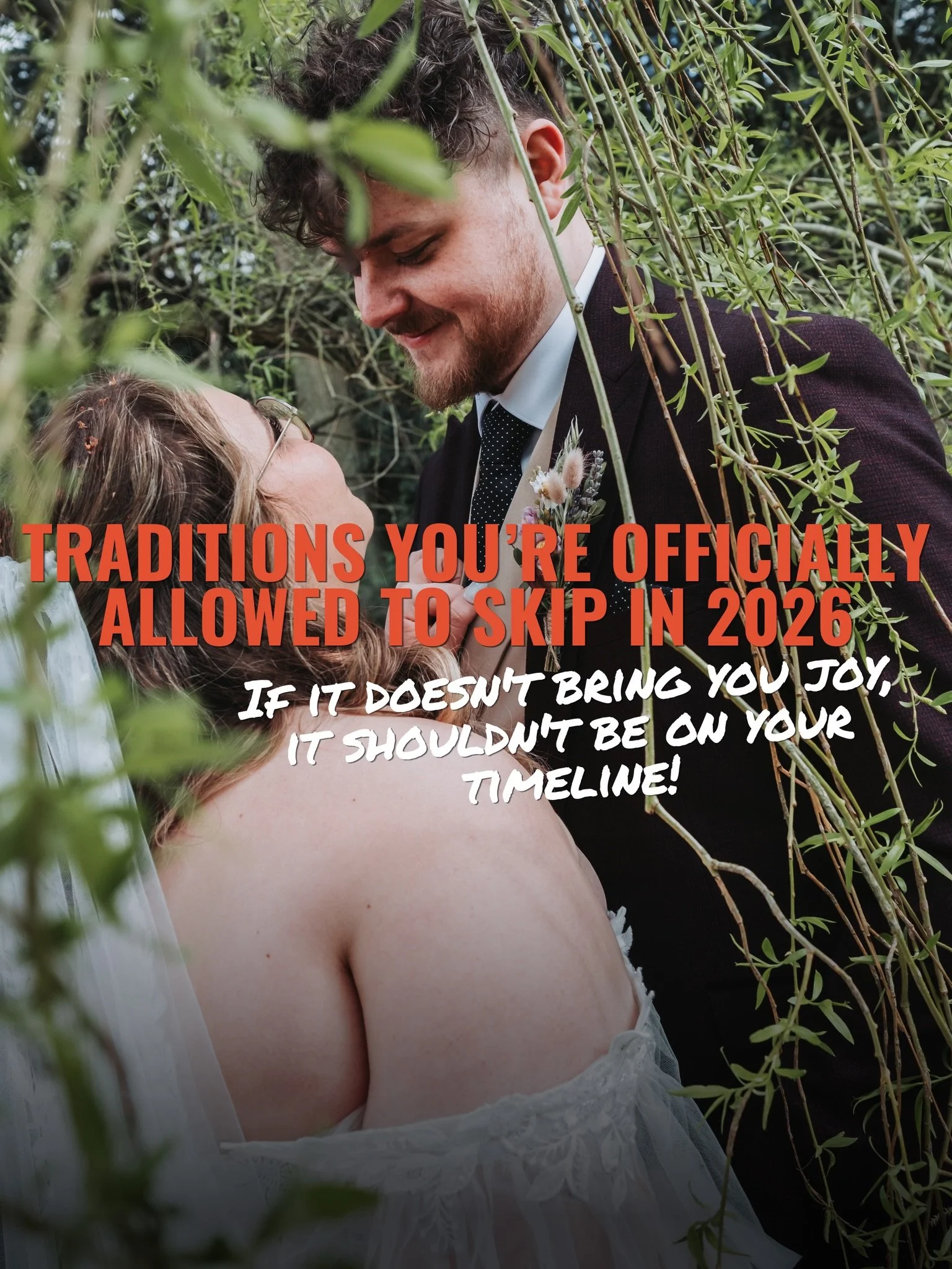2026 = deconstructed weddings🤙🏼
If it doesn&rsquo;t feel like you, it doesn&rsquo;t make the cut✌🏼
Forget the &ldquo;shoulds&rdquo; and the old rules nobody remembers why we follow anyway!
That&rsquo;s where the real stuff lives. More personality,