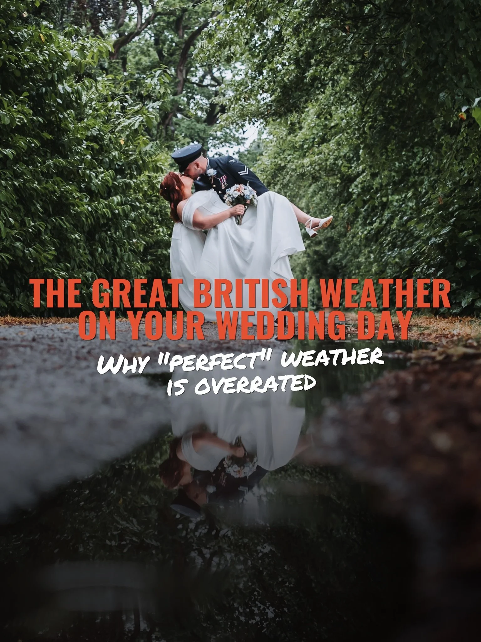 ☀️You can&rsquo;t control the weather on your wedding day 🌧️ But you can control the vibe🤙🏼
Sun? Lovely. Rain? It&rsquo;s no drama.
The &ldquo;perfect&rdquo; wedding isn&rsquo;t clear skies, I t&rsquo;s not caring what the skies are doing.
So ditc
