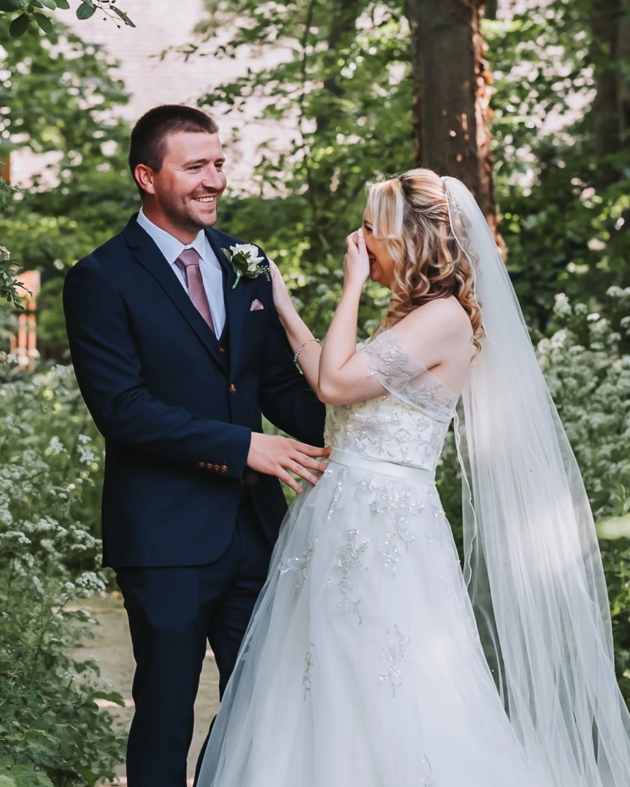 A little stroll down memory lane for you @joanne.peppercorn, what an absolute belter of a day ❤️&zwj;🔥

The happiest of anniversaries to you both 🫶🏼

⚡️Dress - @bridalreloved 
⚡️Flowers - @theflowershopkirton 
⚡️Cake - @cupcakesanddreams 
⚡️ Venue