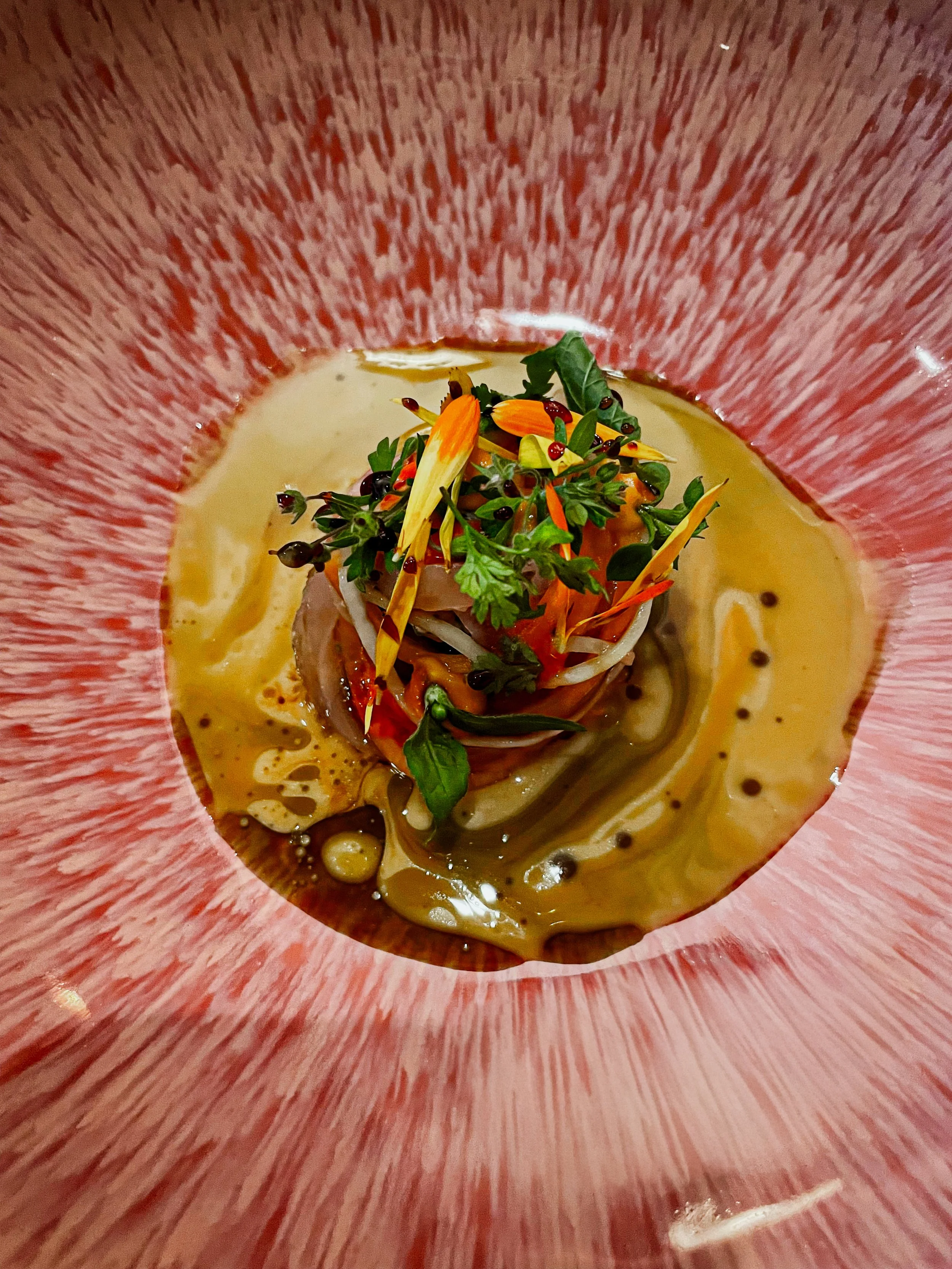 Beautiful dish and plate at Cordobar in Berlin