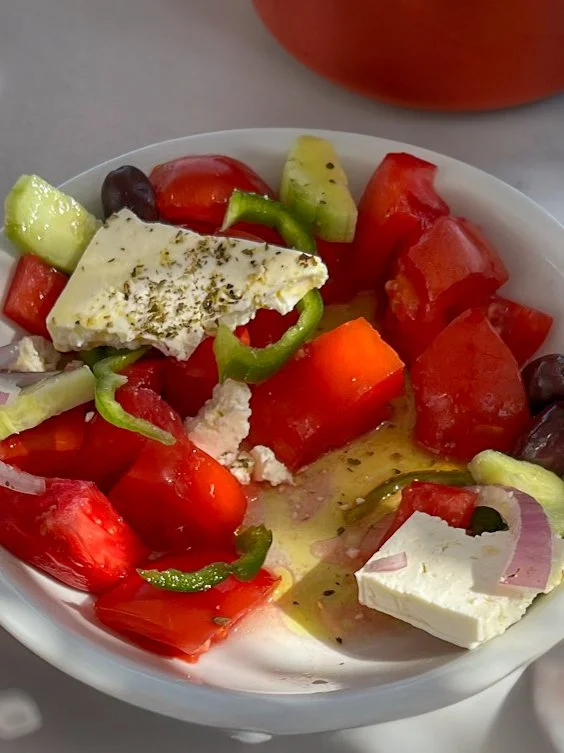 Greek Salad at Kiki Tavern on Mykonos