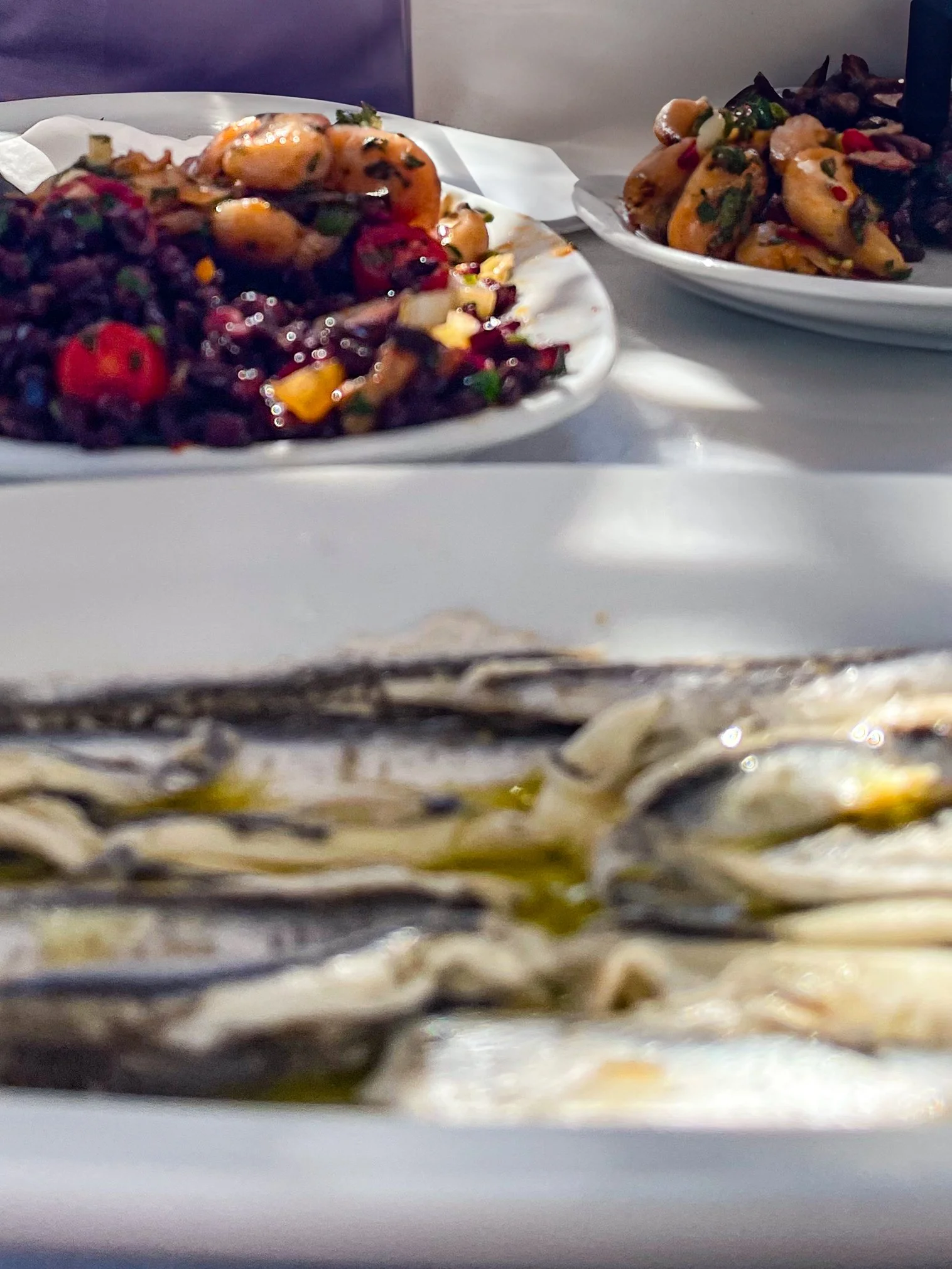 Anchovies Platter at Kiki Tavern on Mykonos