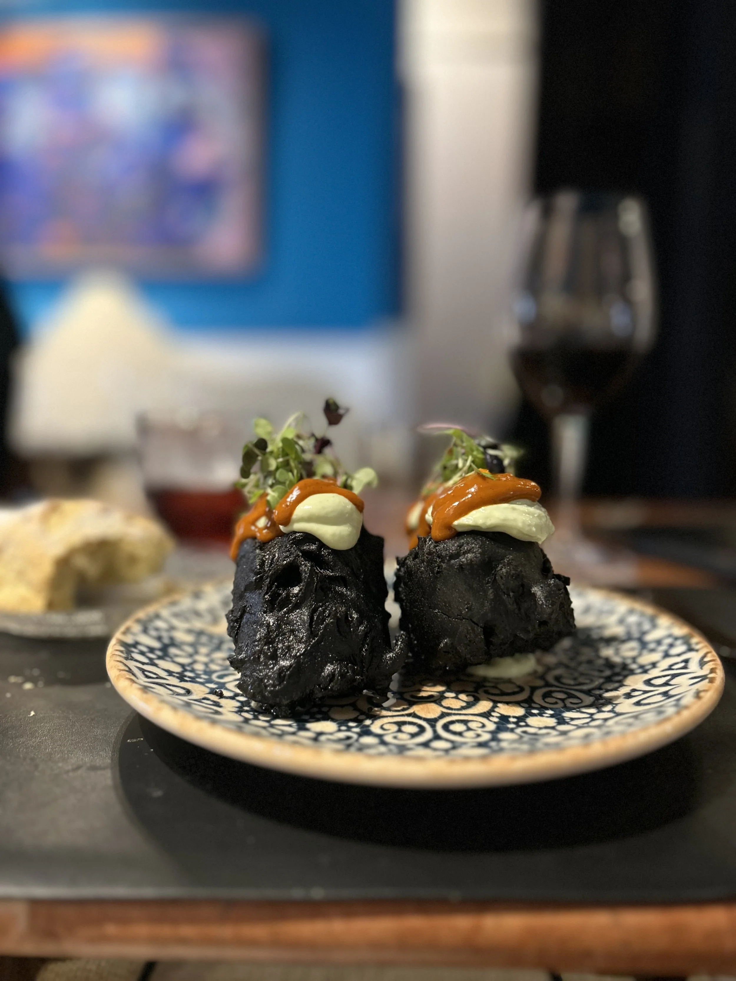 The black fried cod at Taberna el Botero in Toledo, Spain